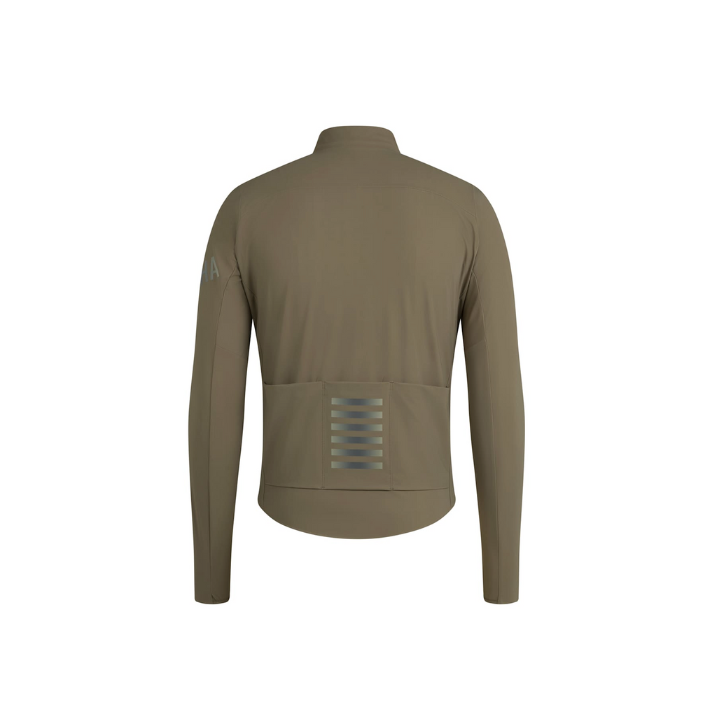 Rapha Pro Team Long Sleeve Shadow Jersey - Moss Green/White