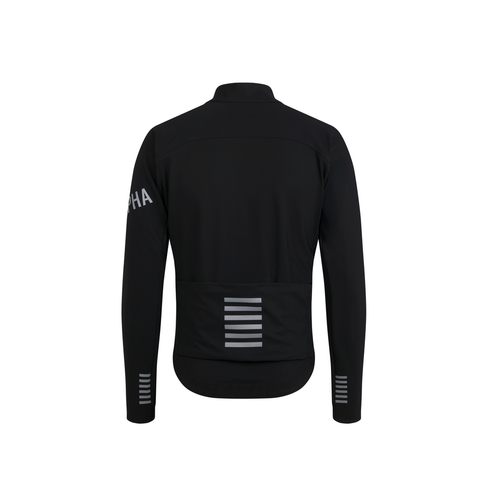 Rapha Pro Team Shadow Winter Jacket - Black/Silver Reflective