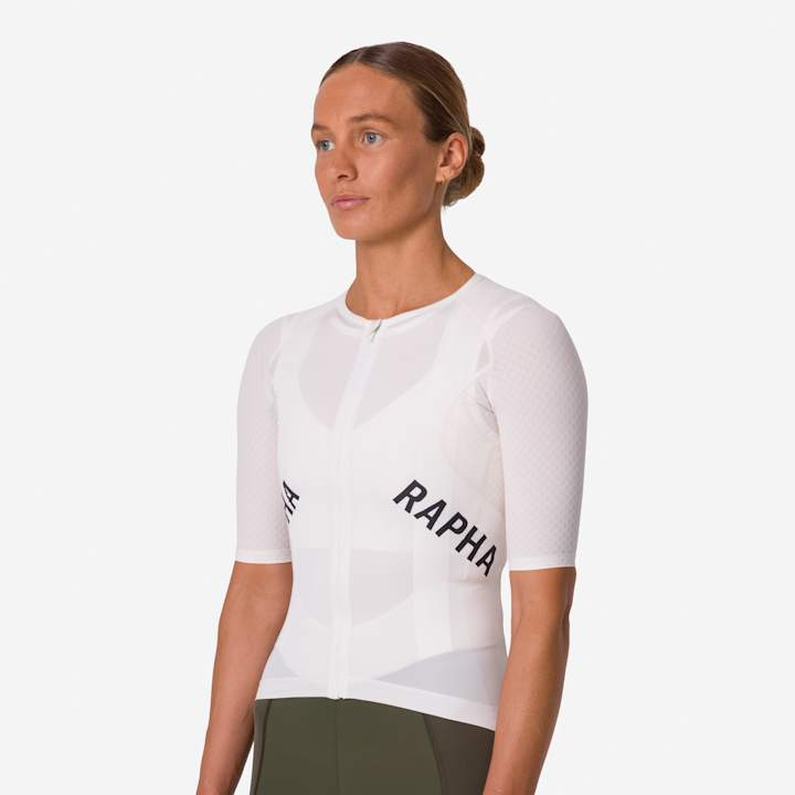 Rapha 女子 Pro Team Aero 骑行服 - 白色