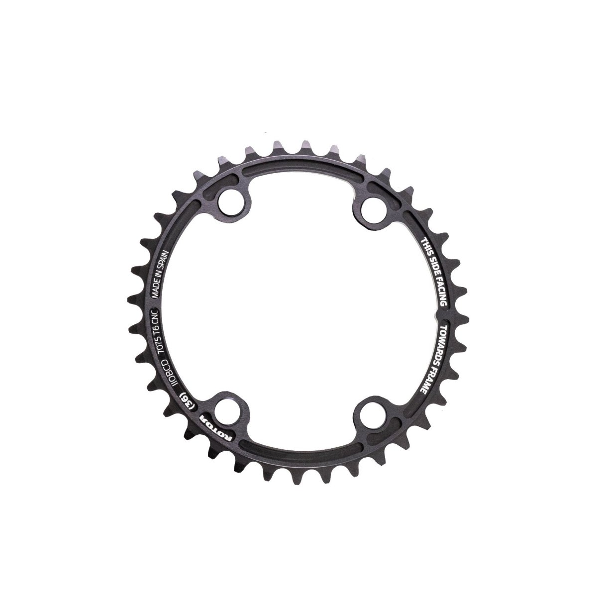 Rotor noQ ALDHU 3D+ Inner Road Chainring - BCD 110x4