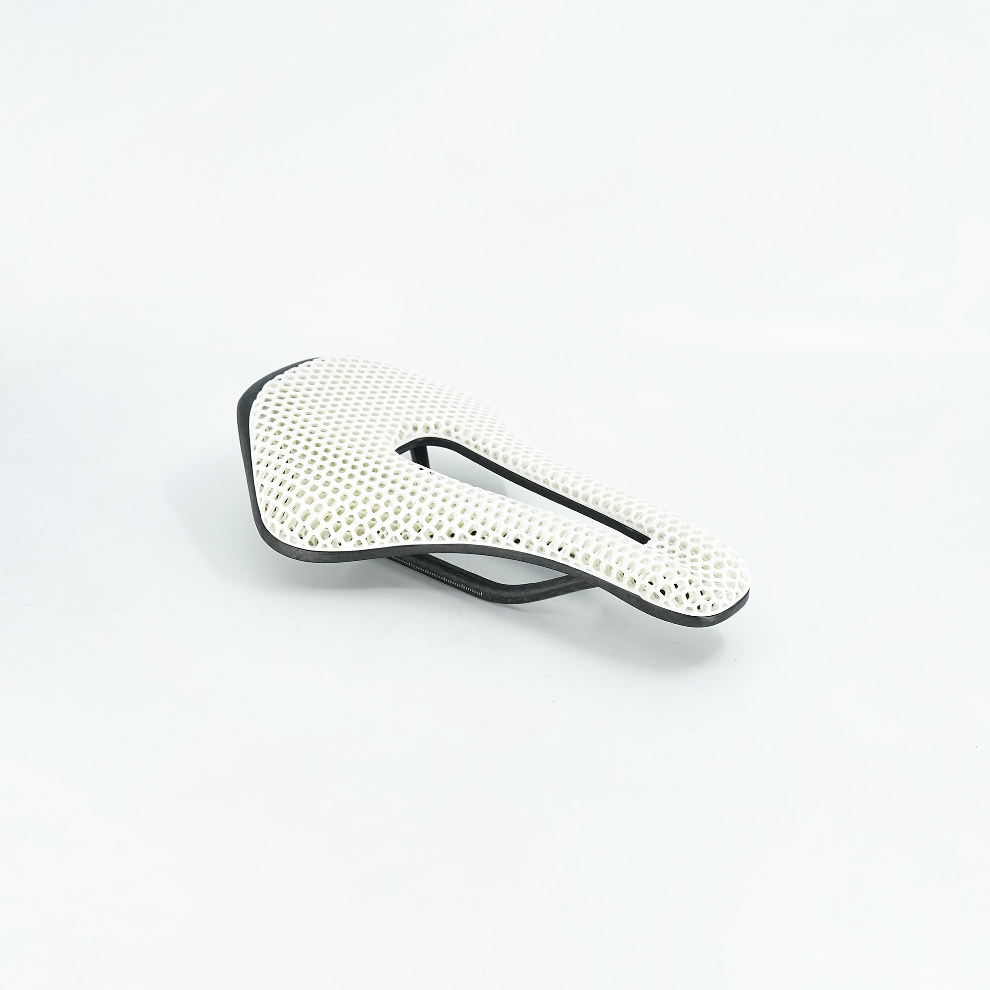 Ryet Aircode 3D Printed Saddle - Carbon Base White