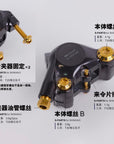 S-Parts Titanium Shimano Ultegra Di2 12-Speed Shifter Caliper Bolt Set
