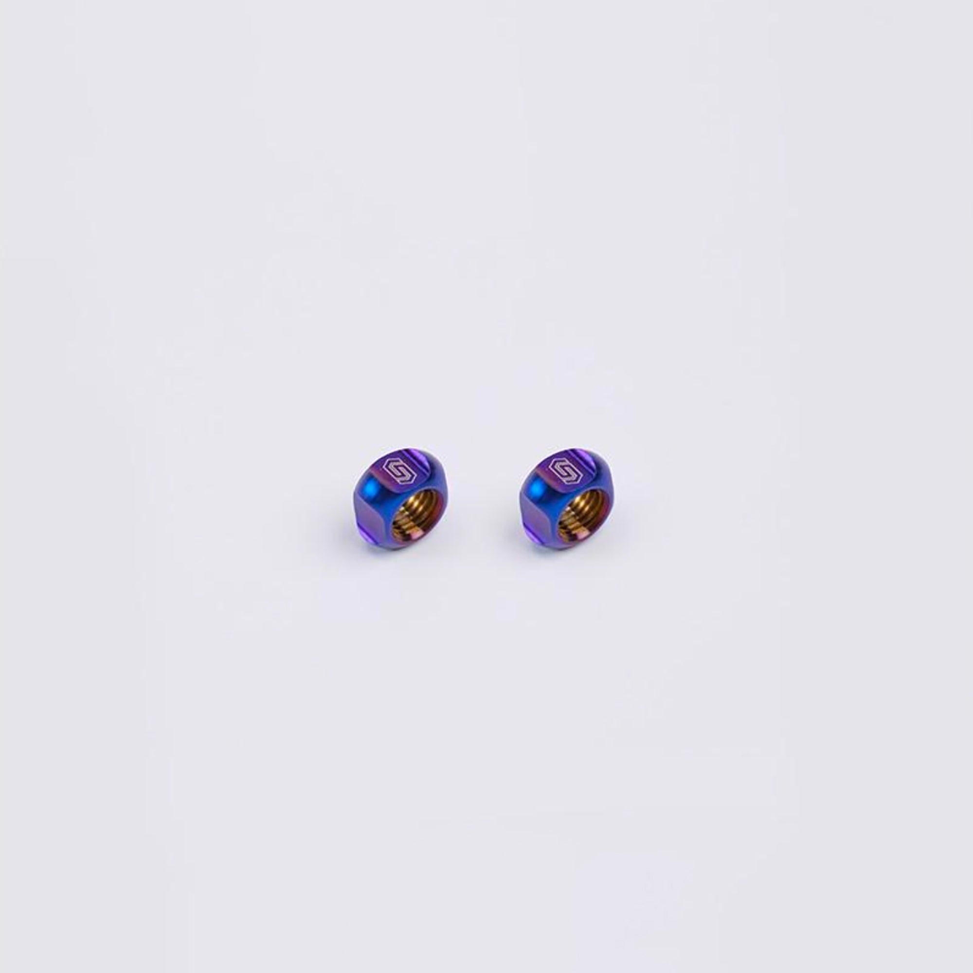 S-Parts Titanium Valve Lock Nut Set