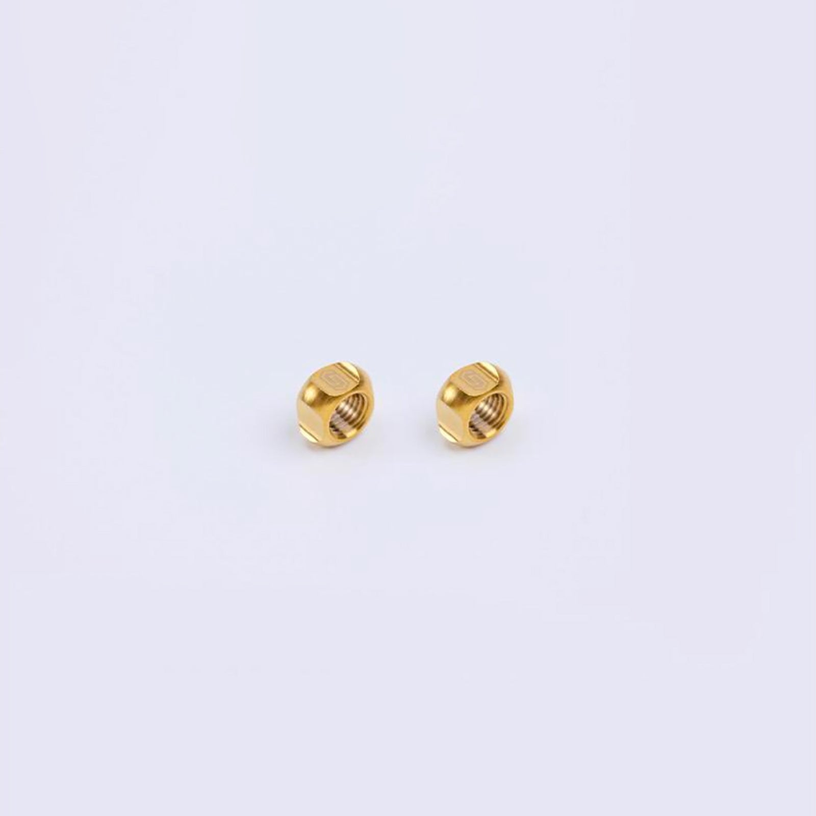 S-Parts Titanium Valve Lock Nut Set - Gold