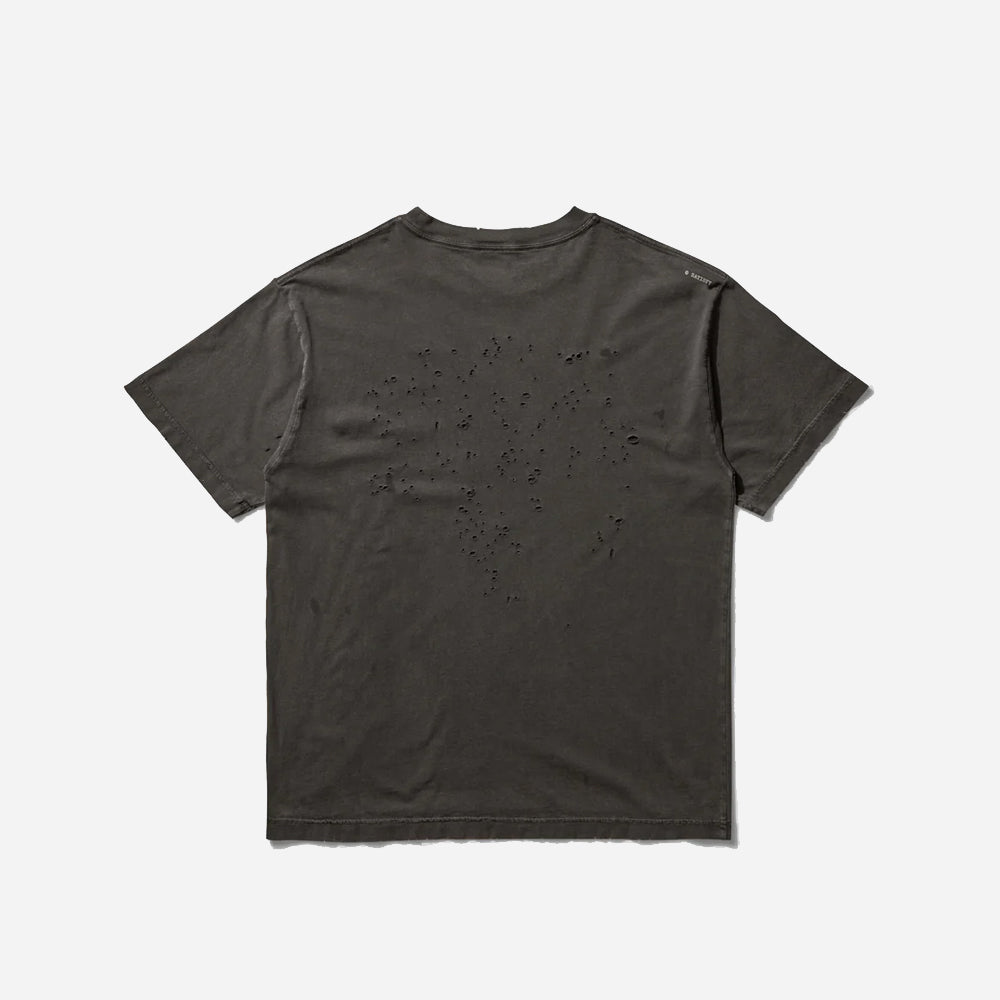Satisfy MothTech™ T 恤 - 做旧黑色