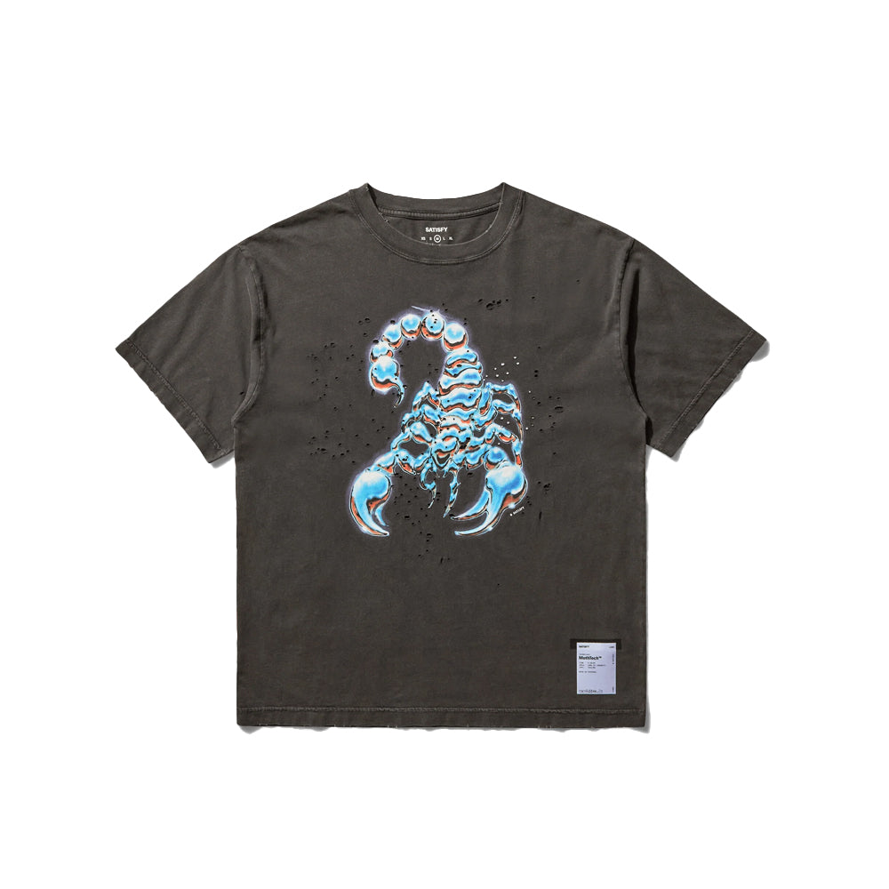 Satisfy MothTech™ T 恤 - 做旧黑色