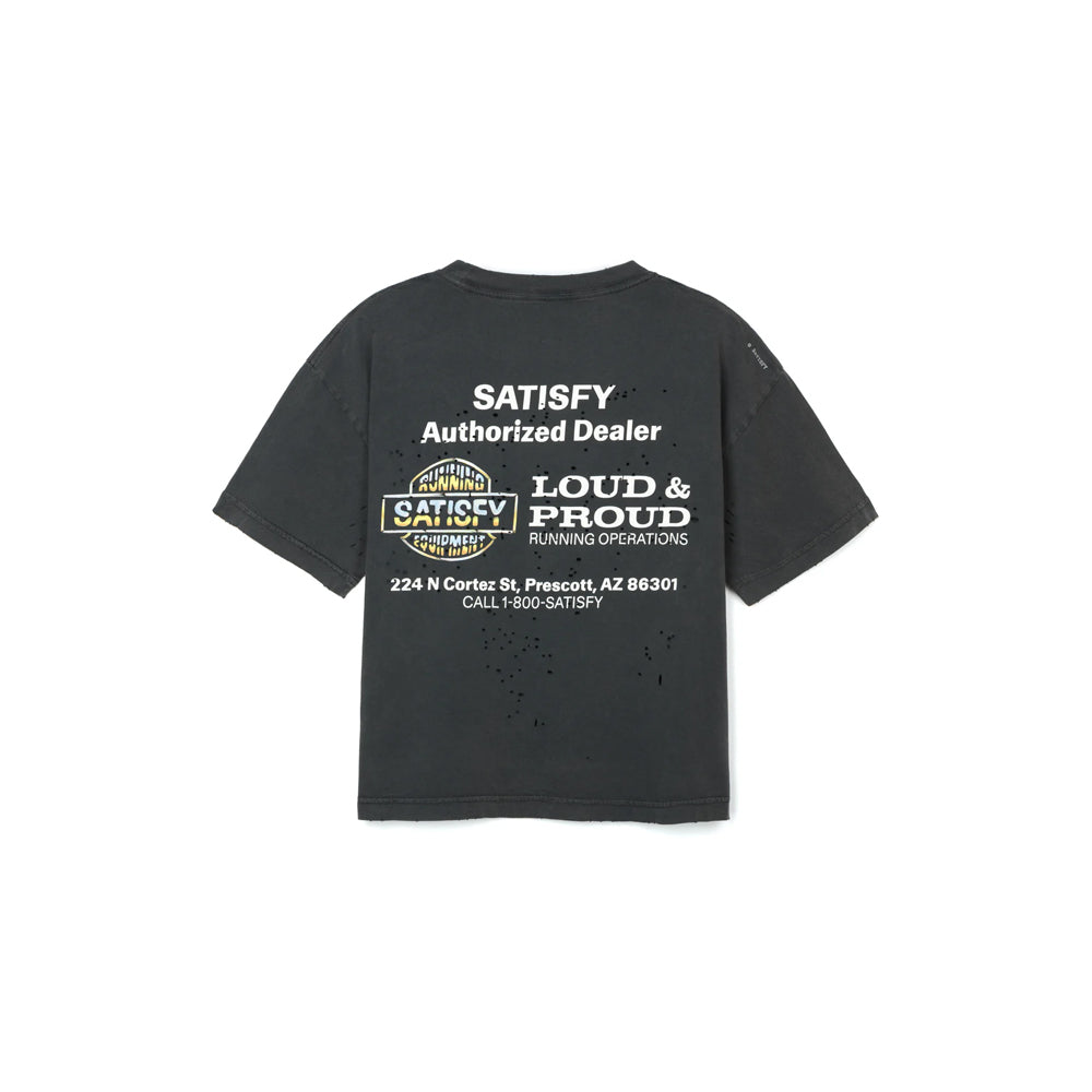 Satisfy MothTech™ T-Shirt - Aged Black (Womens)