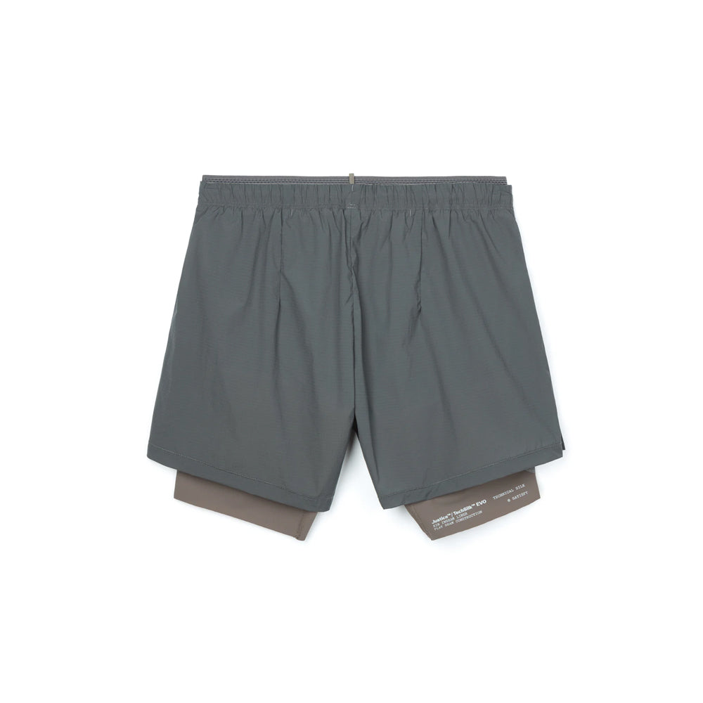 Satisfy TechSilk™ Cordura® 8" Shorts - Grey Stone
