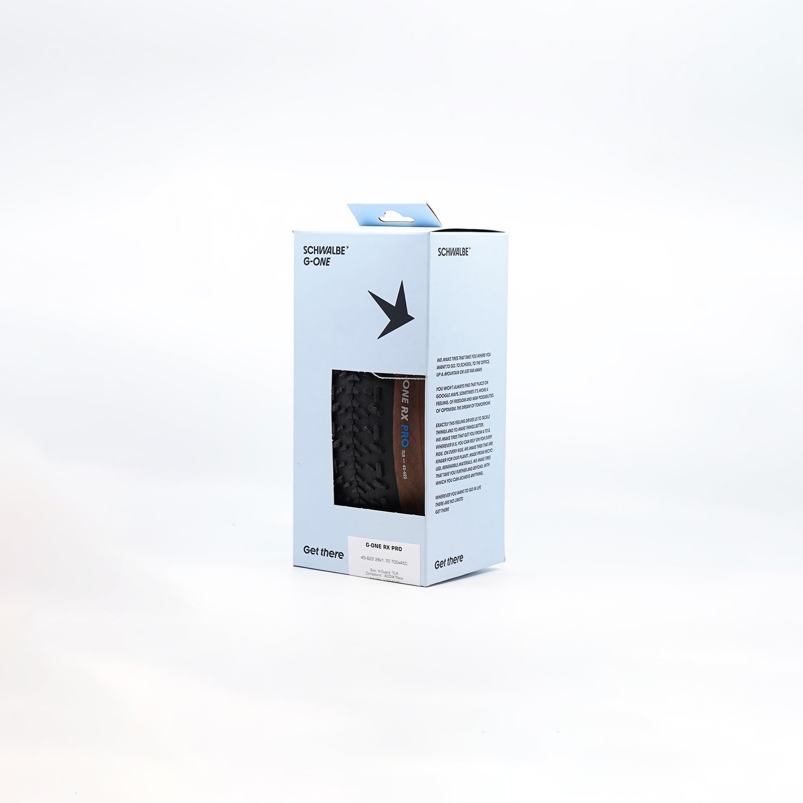 Schwalbe G-One RX Pro Race Gravel Tyre - Transparent