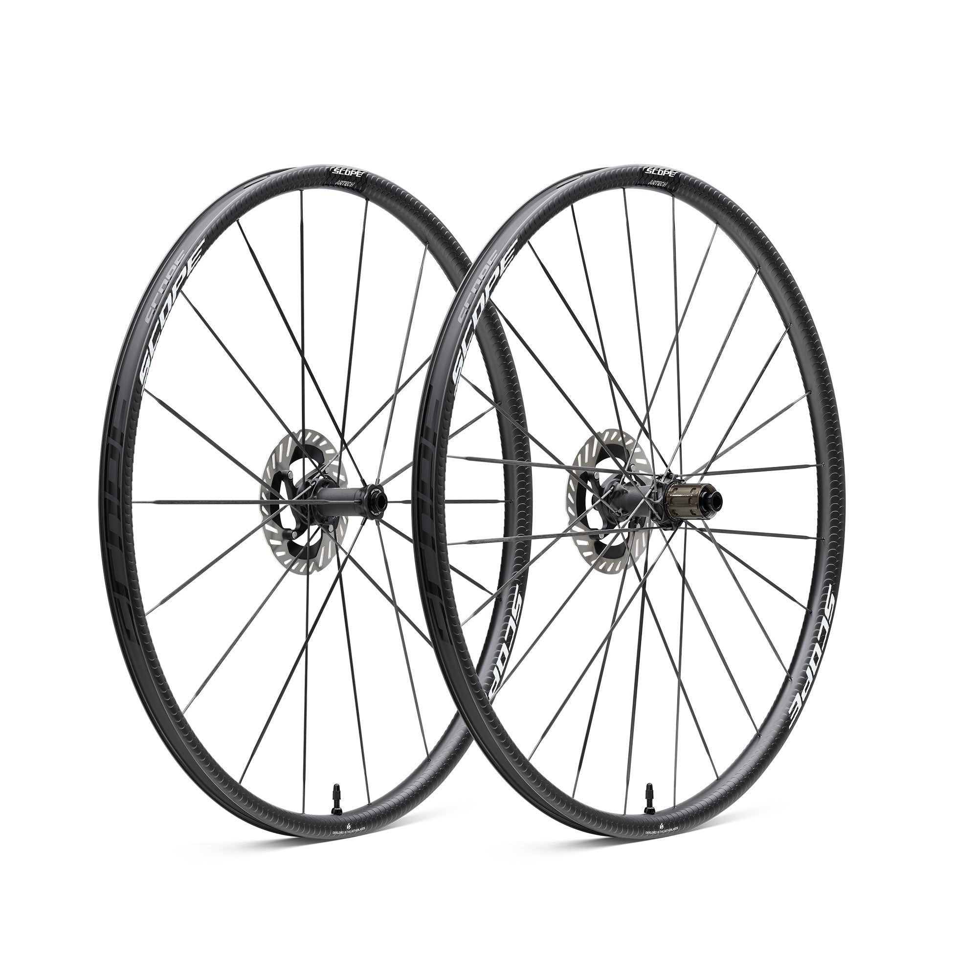 SCOPE Artech 2 Road Disc Brake Wheelset - White