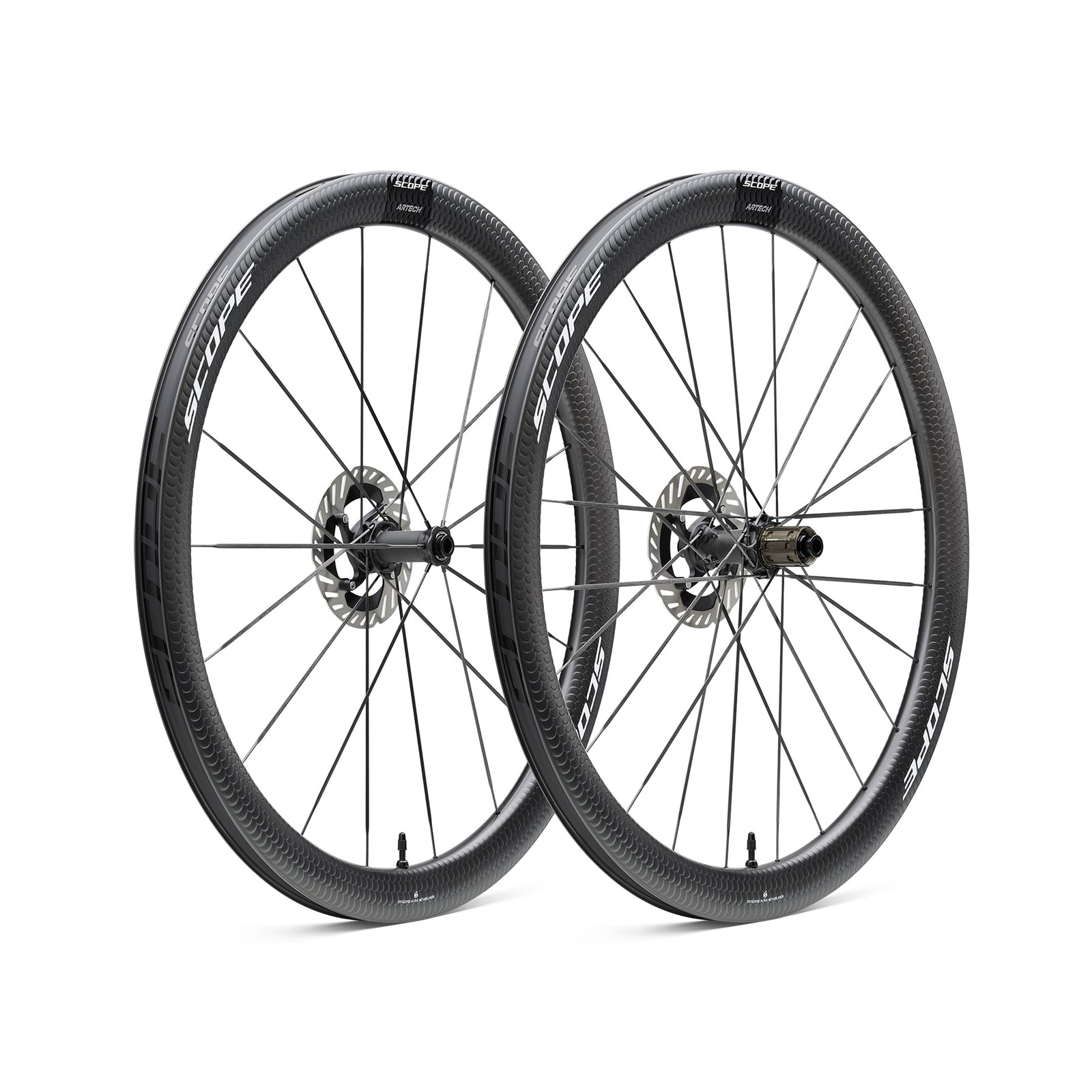 SCOPE Artech 4 Road Disc Brake Wheelset - White