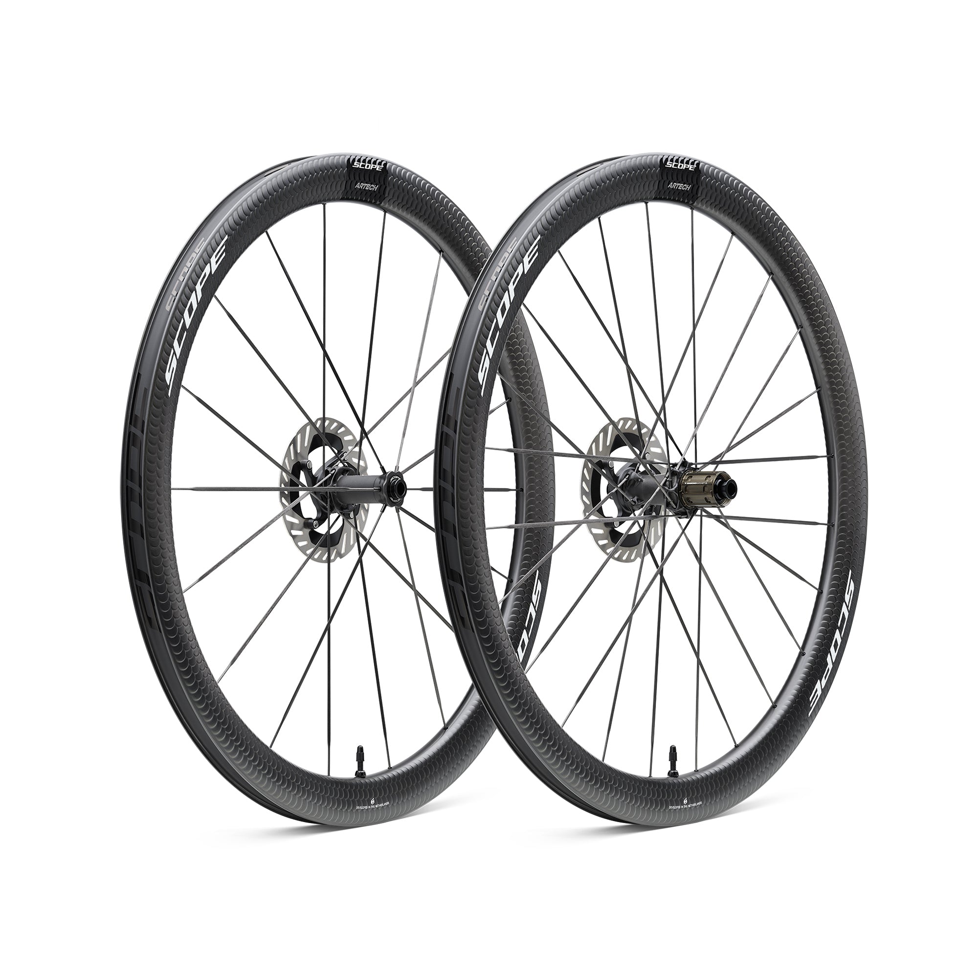 SCOPE Artech 4 Road Disc Brake Wheelset - White