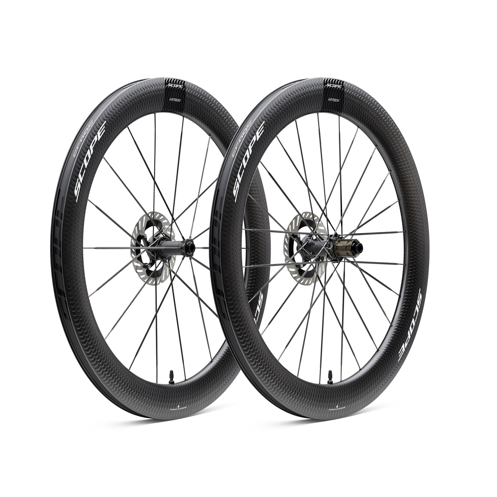 SCOPE Artech 6 Road Disc Brake Wheelset - White