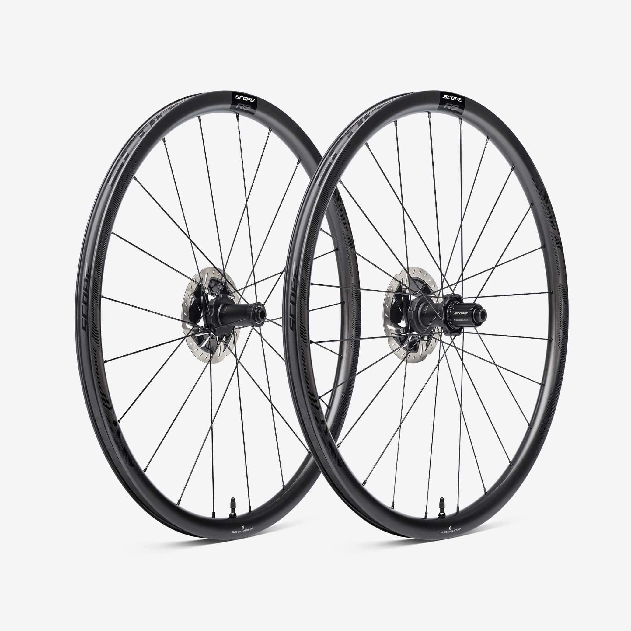 SCOPE R3 Carbon Disc Brake Wheelset - Black
