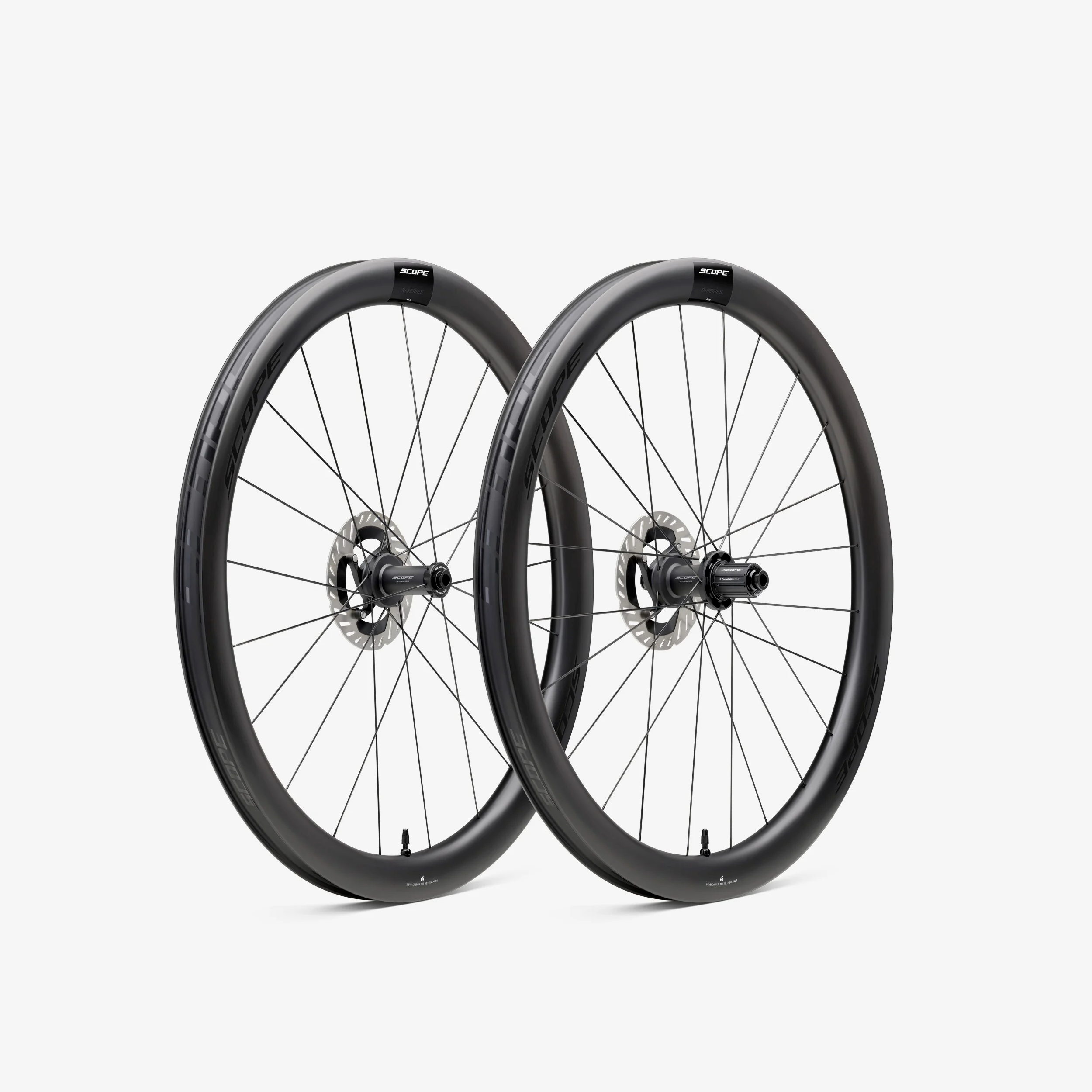 Scope R4.G Disc Brake Carbon Gravel Wheelset - Black
