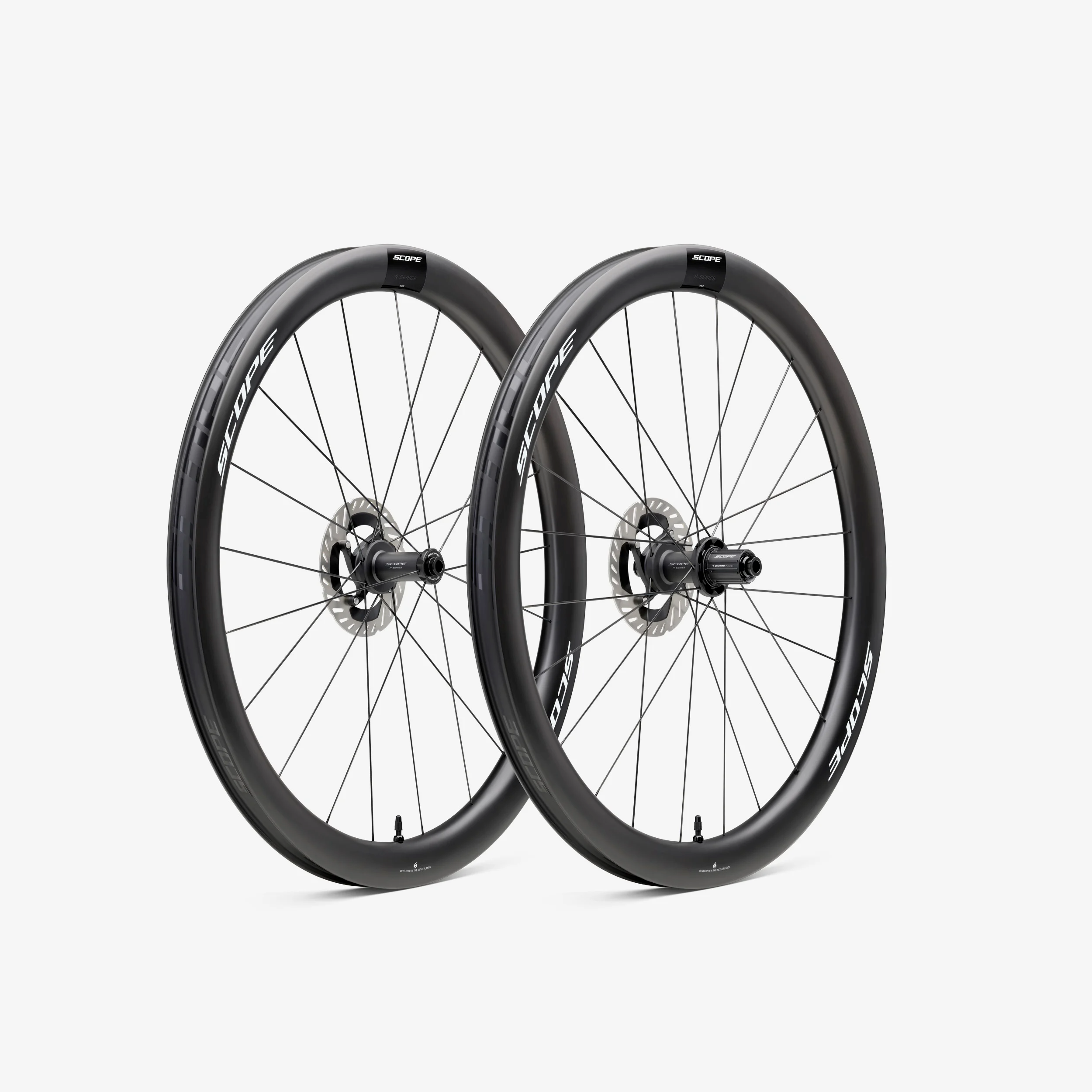 Scope R4.G Disc Brake Carbon Gravel Wheelset - White
