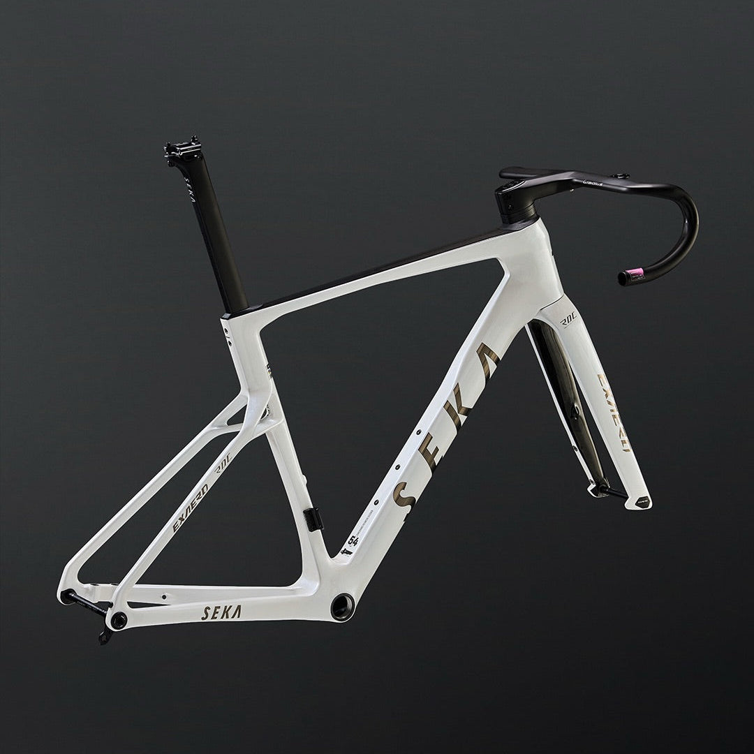 SEKA ExAero Road RDC Frameset - Marble White