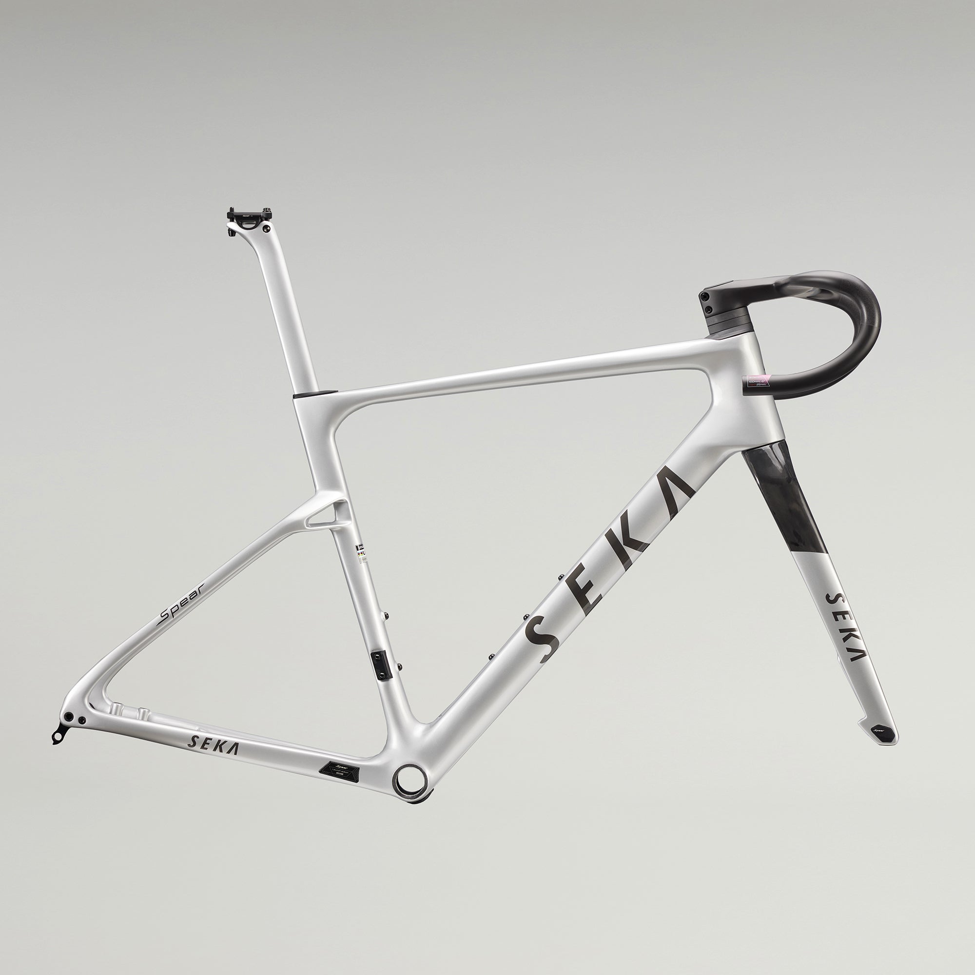 SEKA Spear Frameset - Achromatic Silver