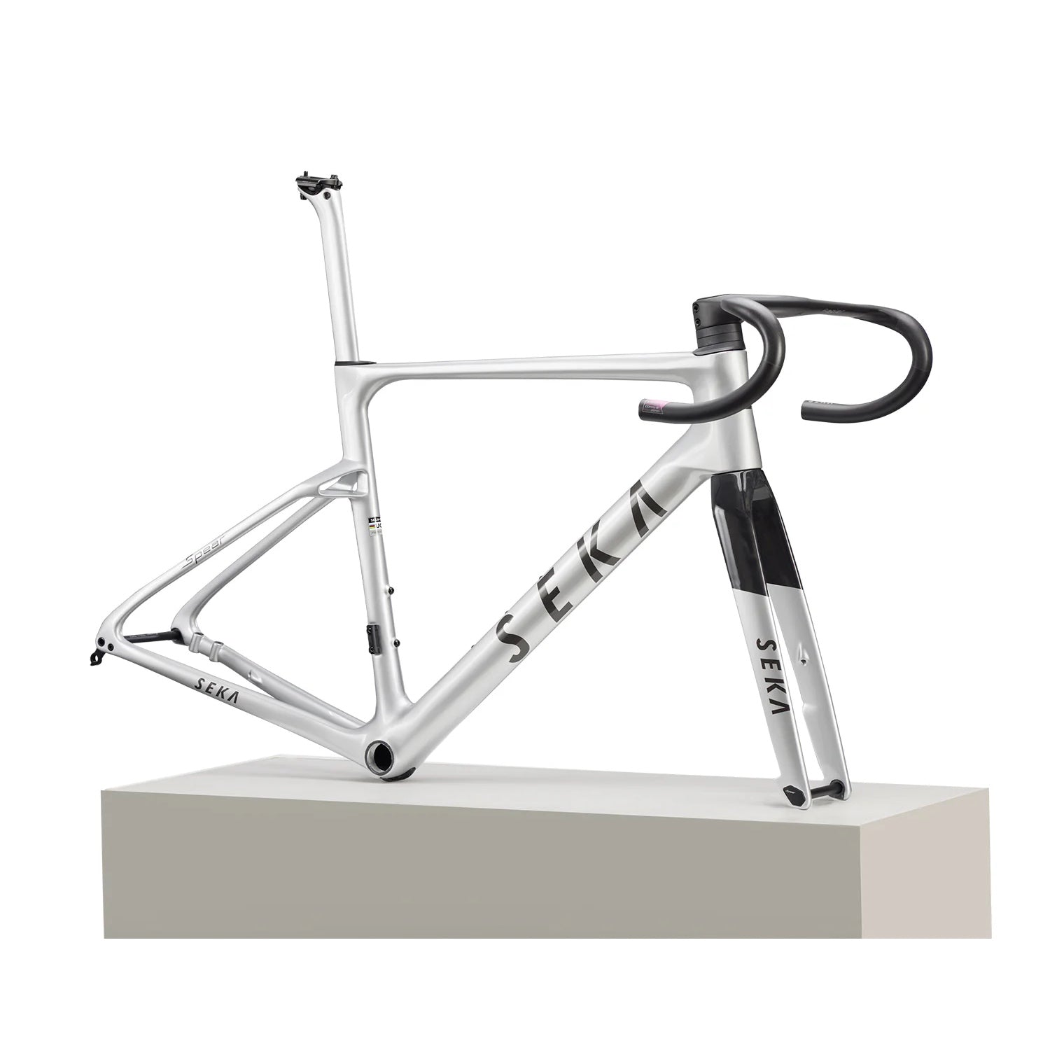 SEKA Spear Frameset - Achromatic Silver