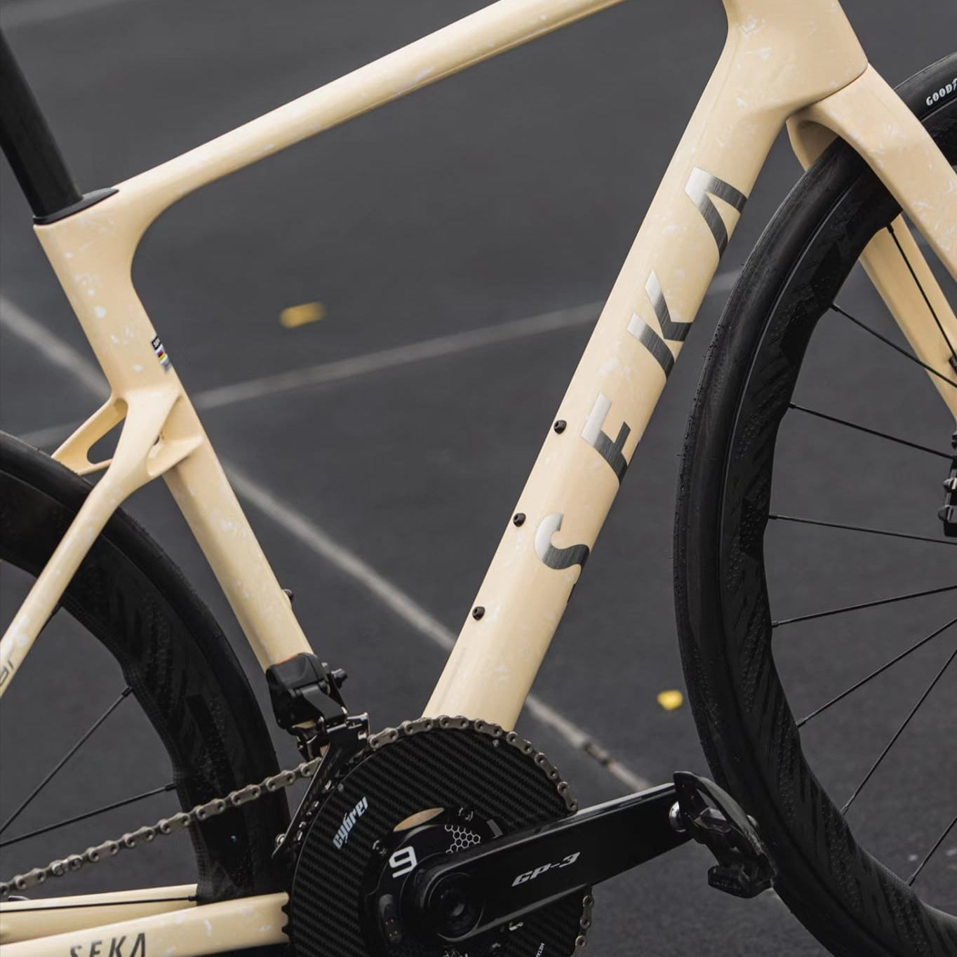 SEKA Spear Carbon Road Disc Frameset - Cosmic Beige