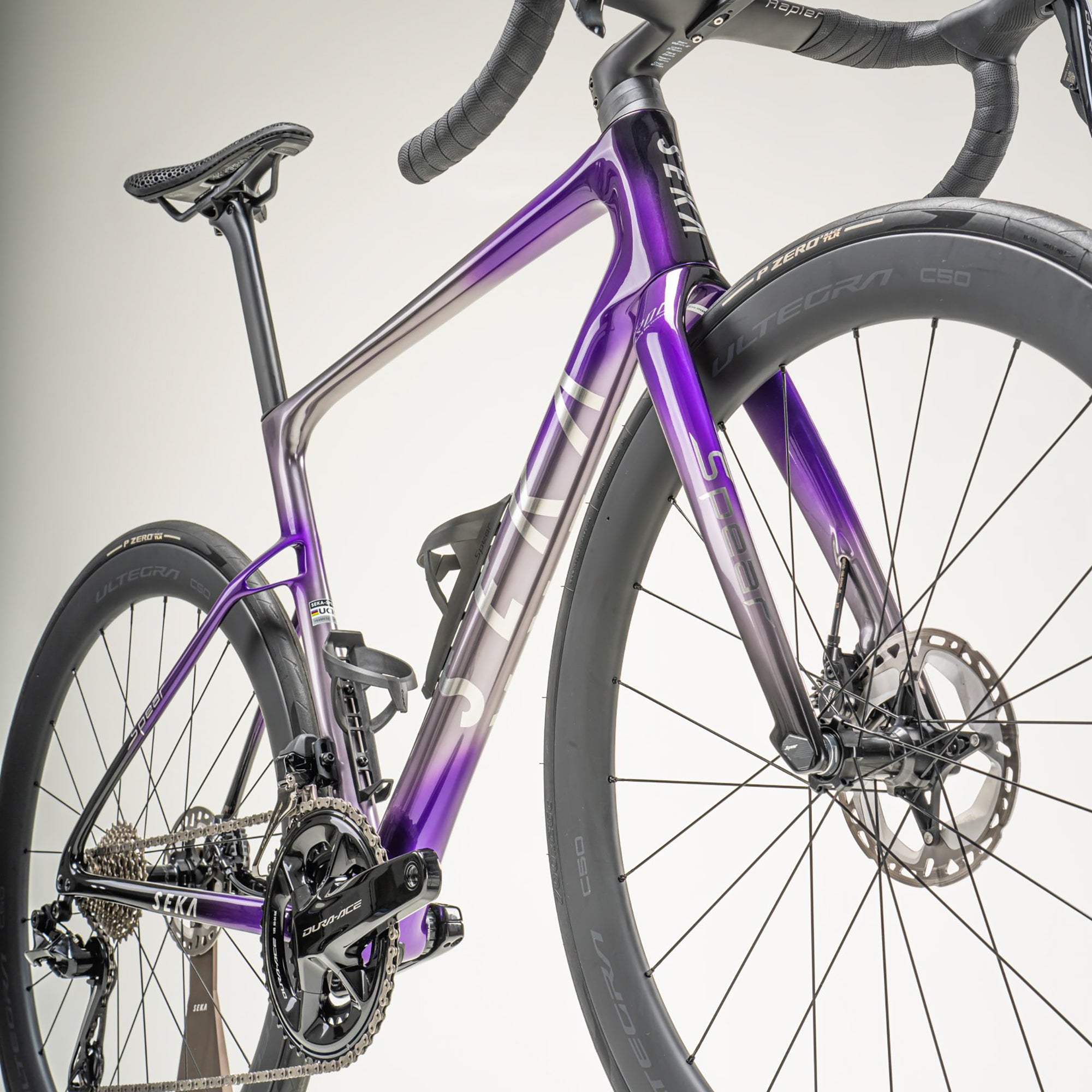 SEKA Spear RDC Carbon Road Disc Frameset - Thorian Purple