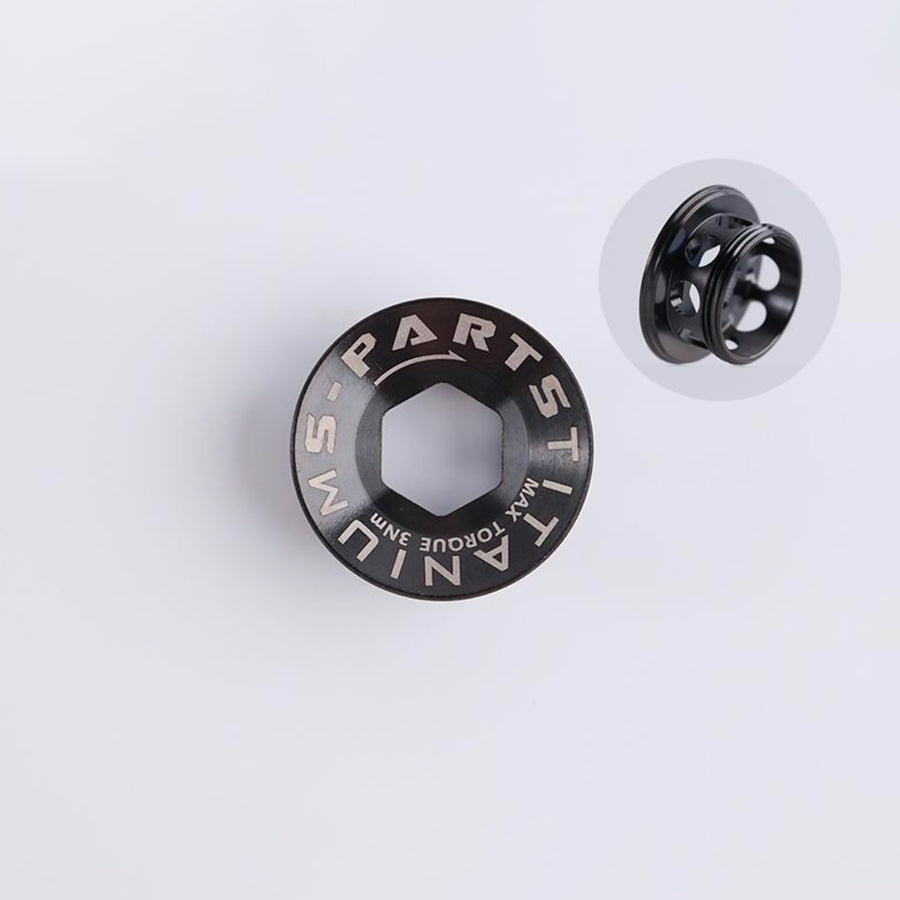 S-Parts Titanium Shimano Crank Arm Cap