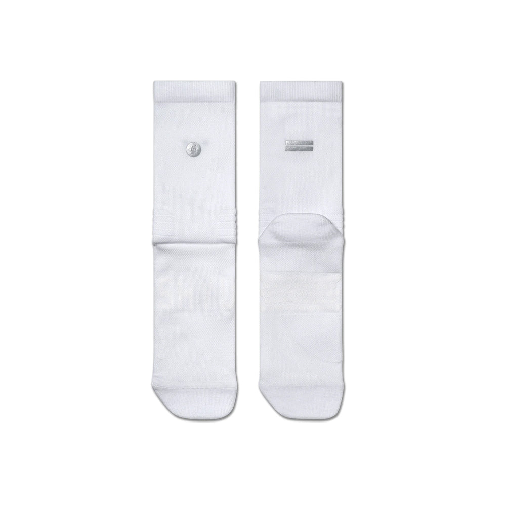 Shyu Racing Running Socks - White/White/White