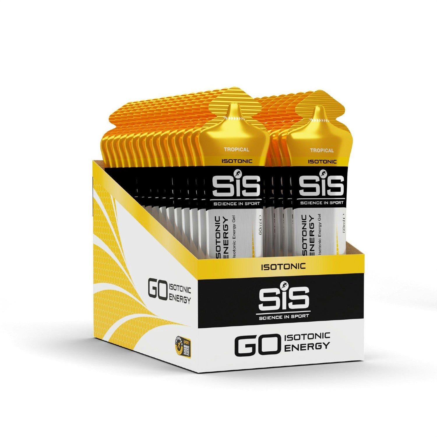 SIS Go Plus 等渗能量凝胶 - 水果沙拉 - 盒装 30 包