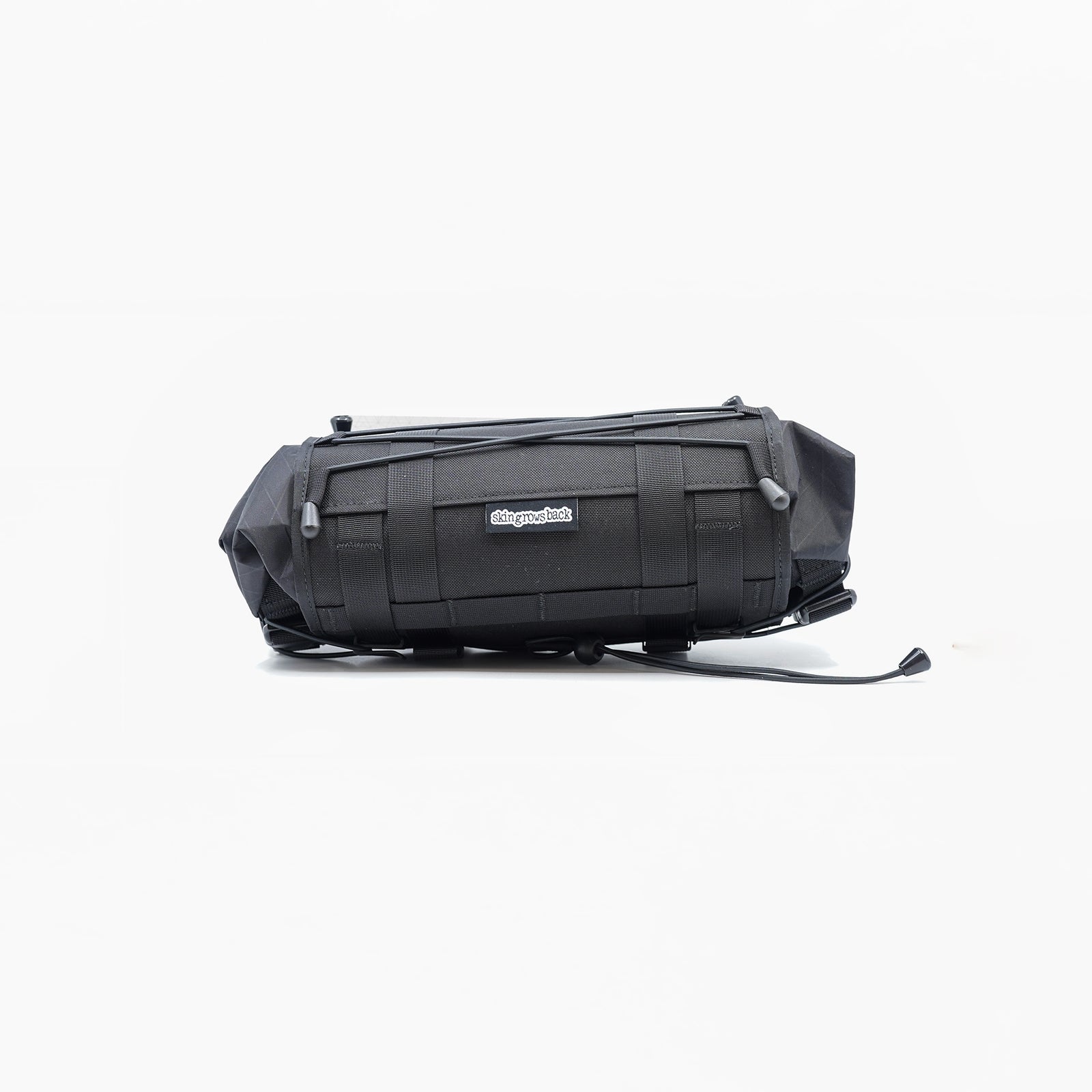 skingrowsback Overnighter Handlebar Bag 6 Litre - Black