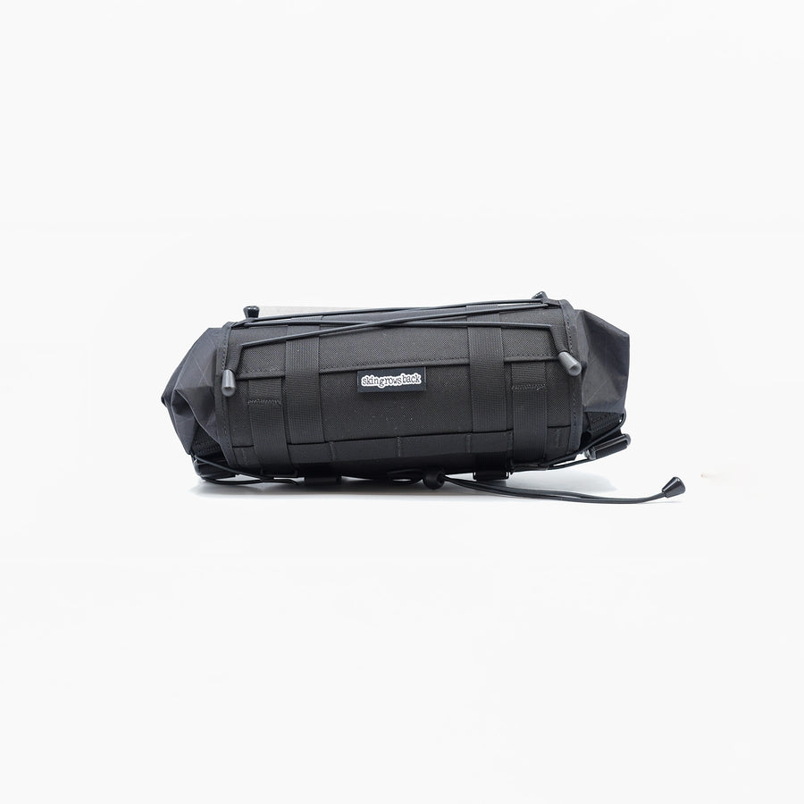 Skingrowsback Overnighter Handlebar Bag 6 Litre - Black