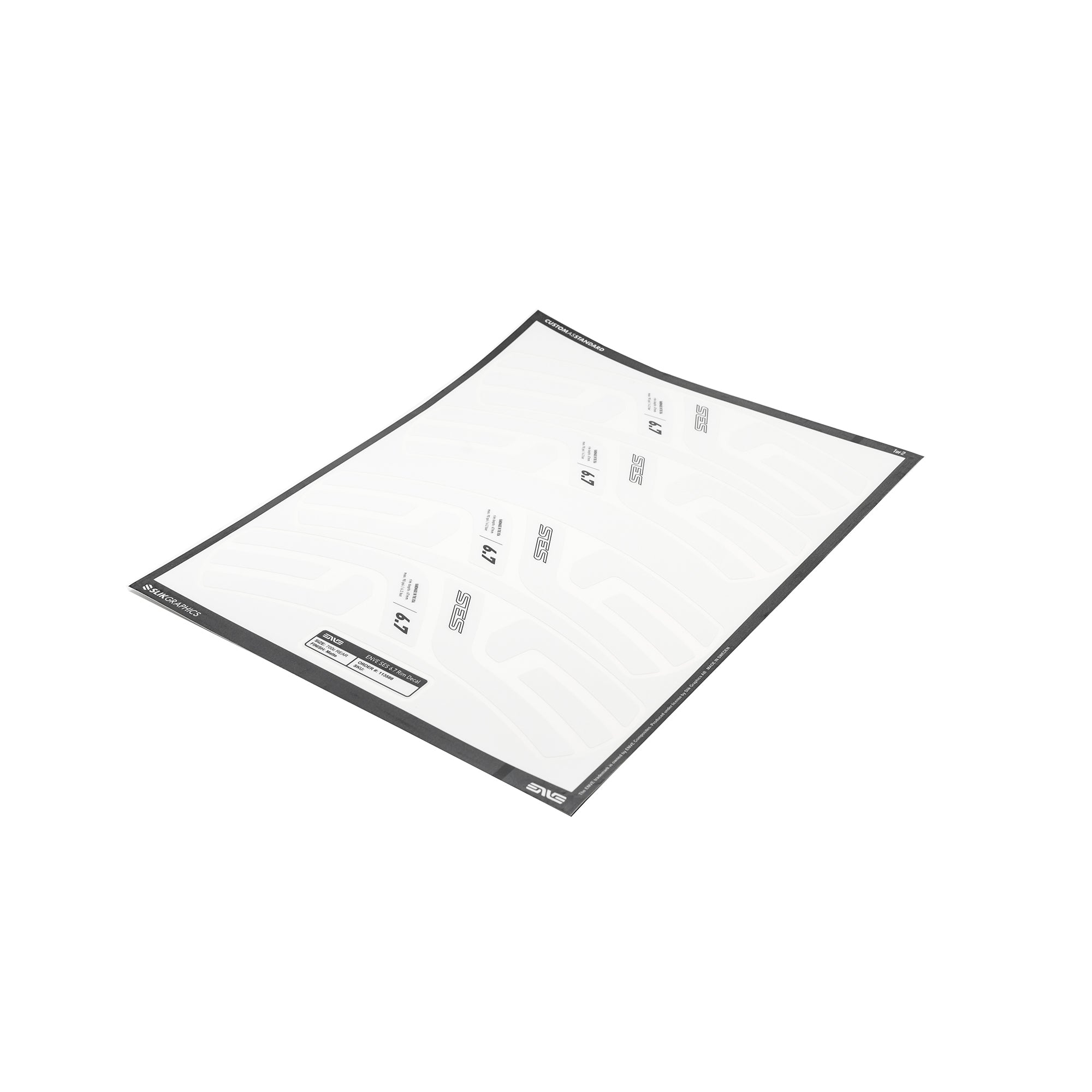 Slik Graphics Decal Kit for ENVE SES 6.7 Disc Brake