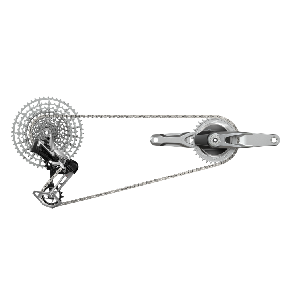 SRAM Eagle Transmission T-Type Eagle AXS Groupset - 1987 Silver Limited Edition