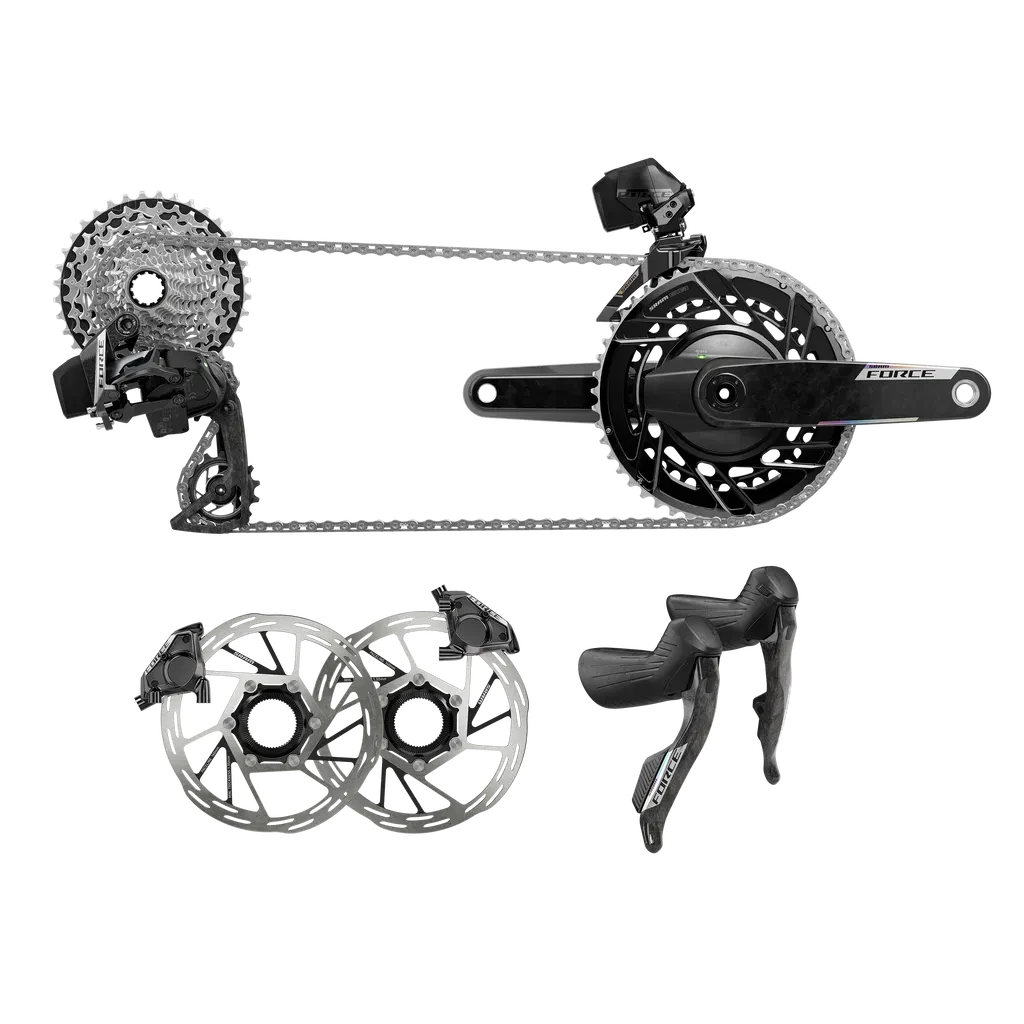 SRAM Force E1 2x Groupset (with Crankset & Cassette)
