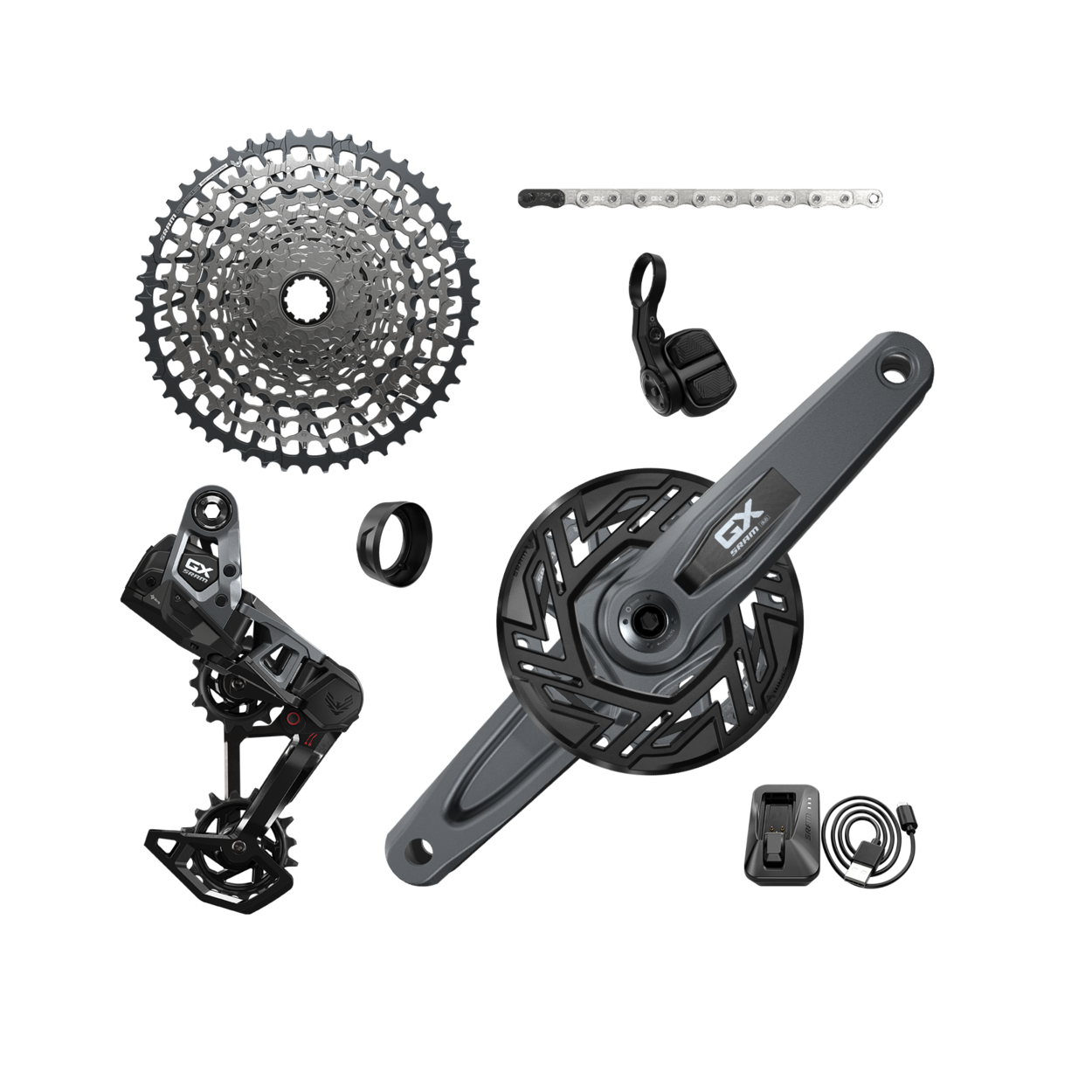 SRAM GX Eagle E-MTB AXS Transmission 12 Speed Groupset - 160mm - Brose
