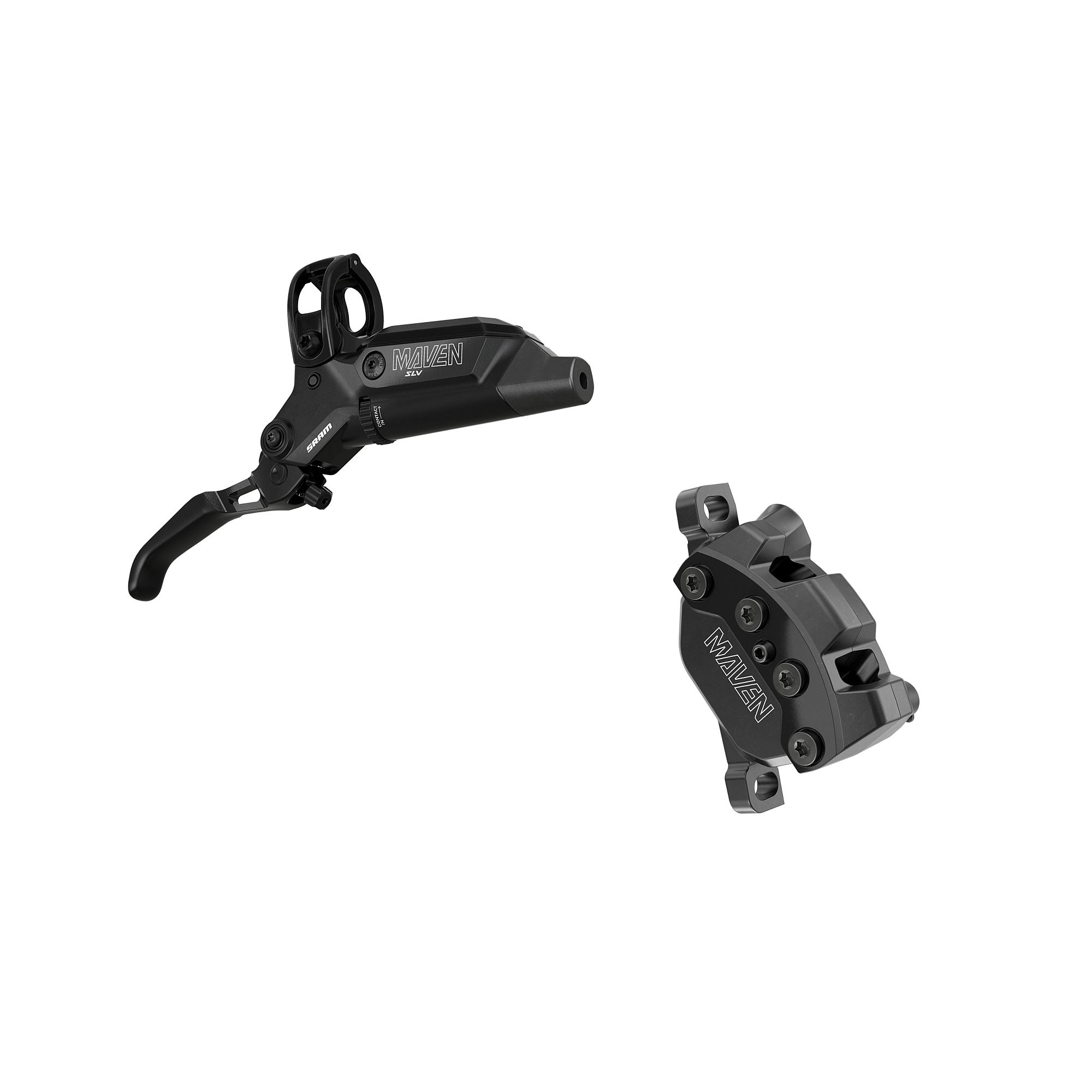 SRAM Maven Silver Disc Brake Lever and Caliper