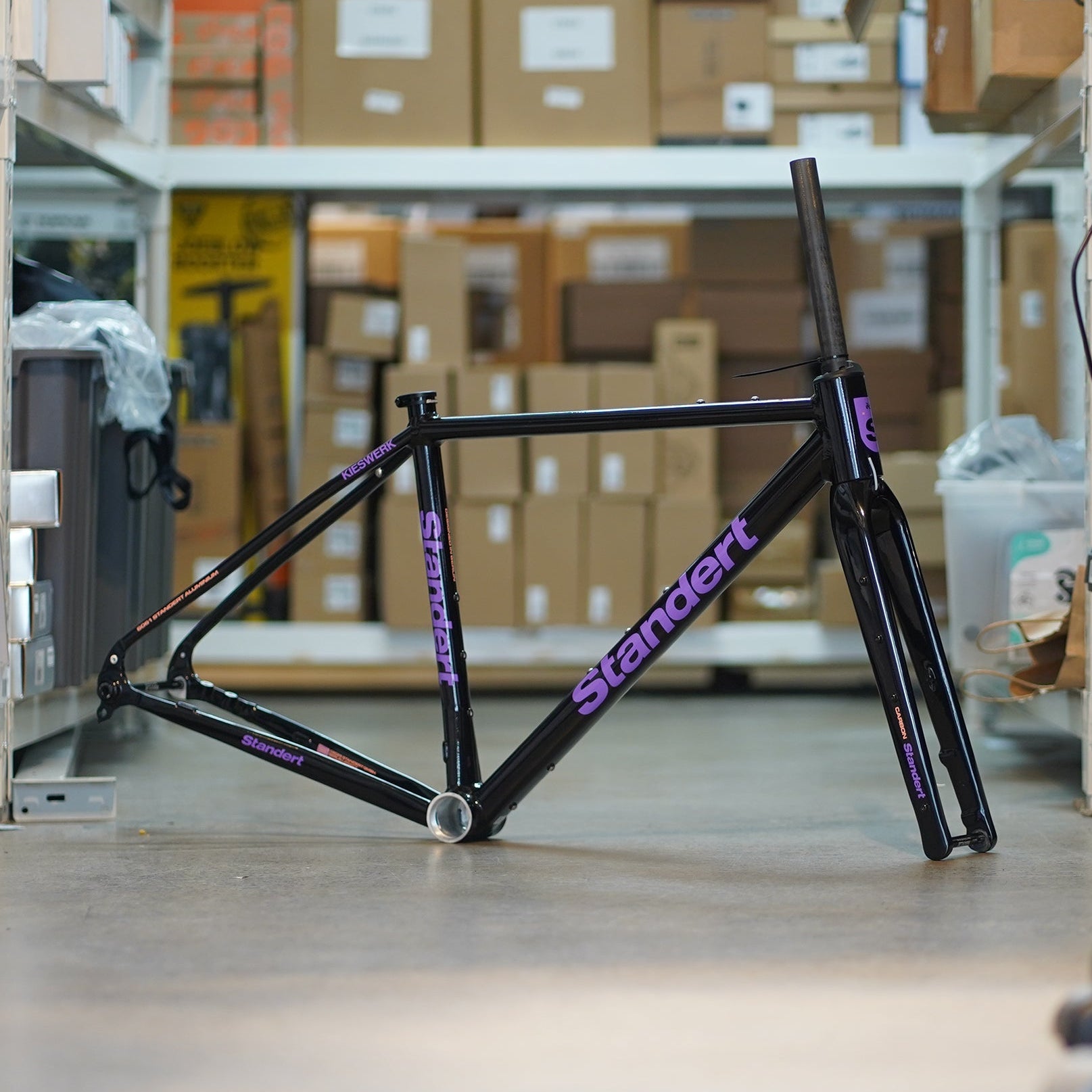 Standert Kieswerk Gravel Frameset - Black Star