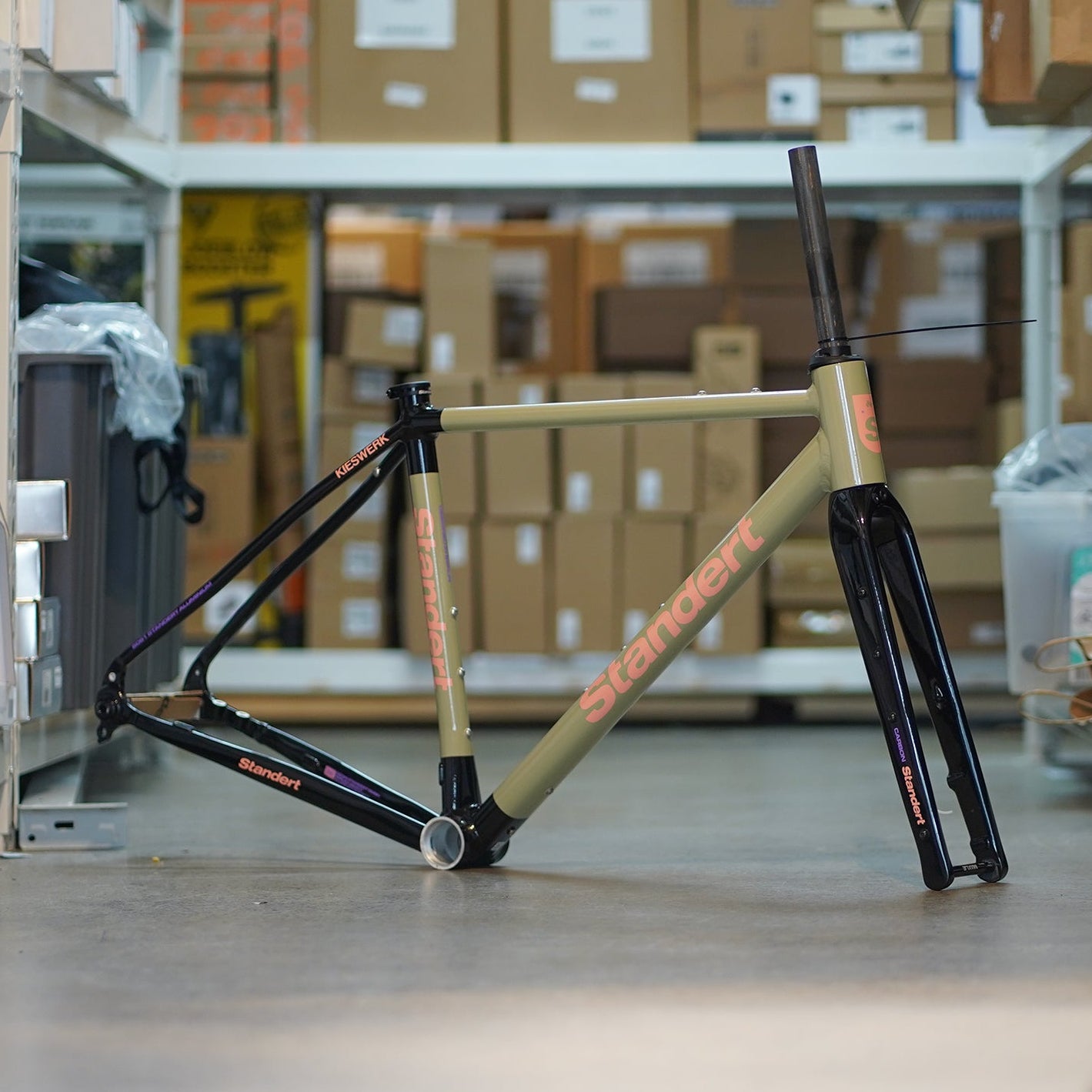 Standert Kieswerk Gravel Frameset - Green Thumb