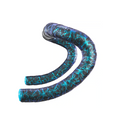 Supacaz Super Sticky Kush Bar Tape - Splat – Blue Refractor