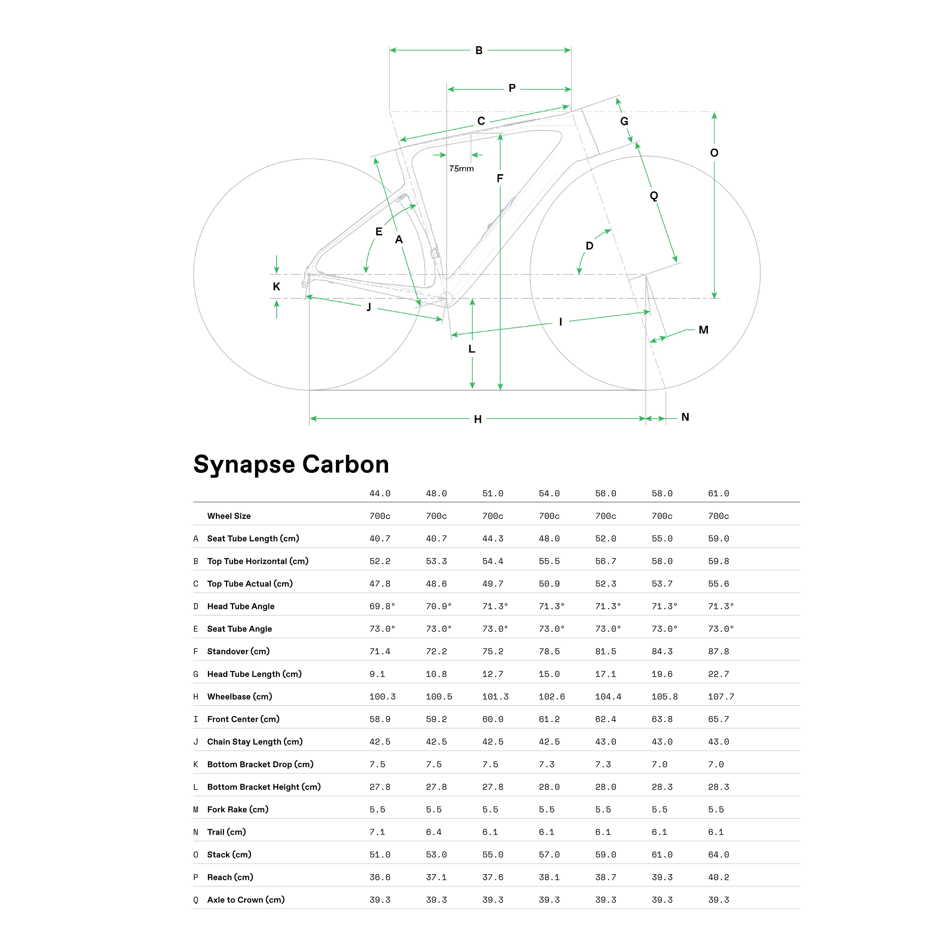 Cannondale Synapse LAB71 SmartSense 耐力自行车 - 黑色大理石纹