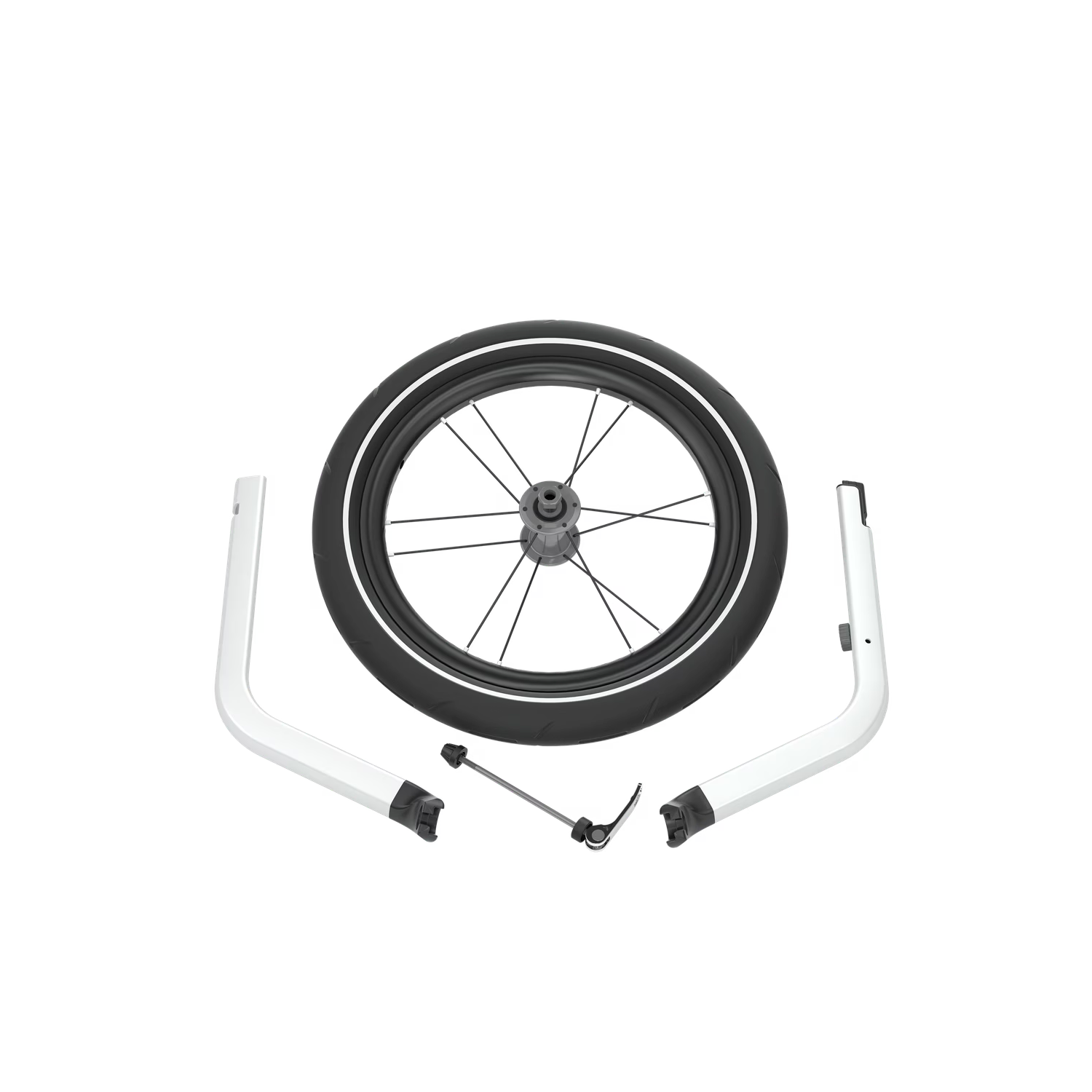 Thule Chariot Jogging Kit 2 Double für Fahrradanhänger Kinder | Zweirad