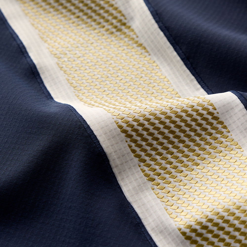 Tracksmith Strata Tee - Navy/Gold