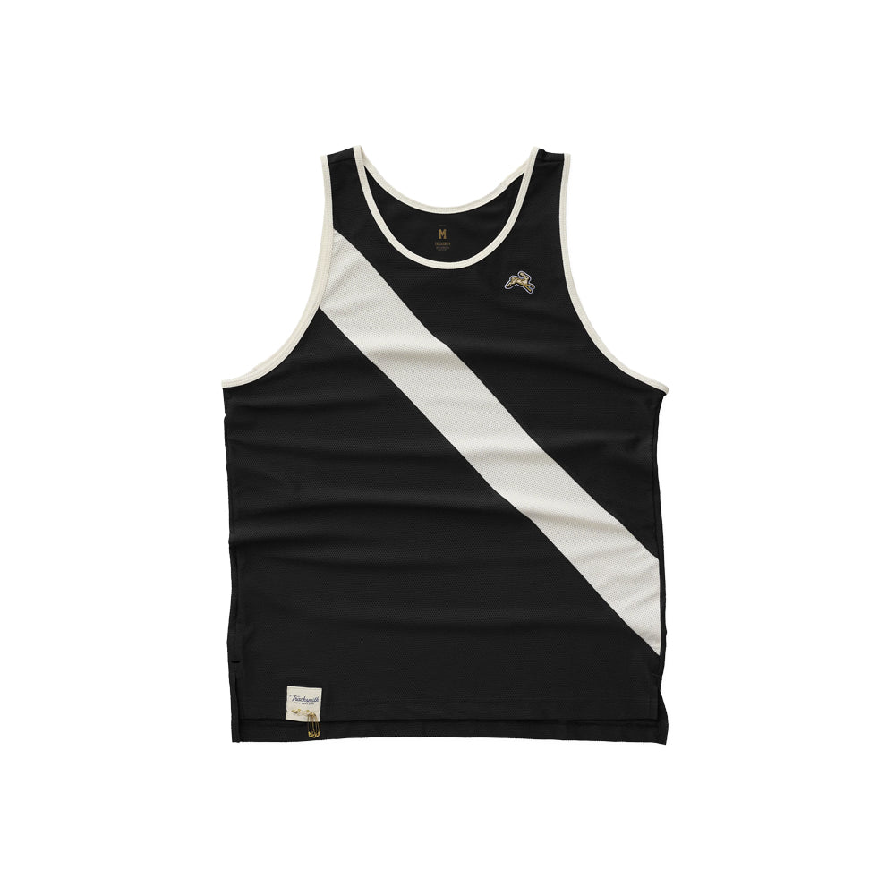Tracksmith Van Cortlandt Singlet - Black/Ivory