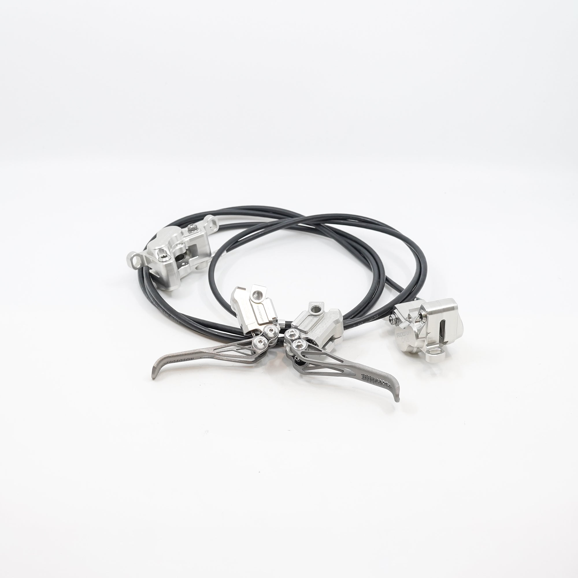 Trickstuff Piccola HD Titanium Disc Brake Set - Silver