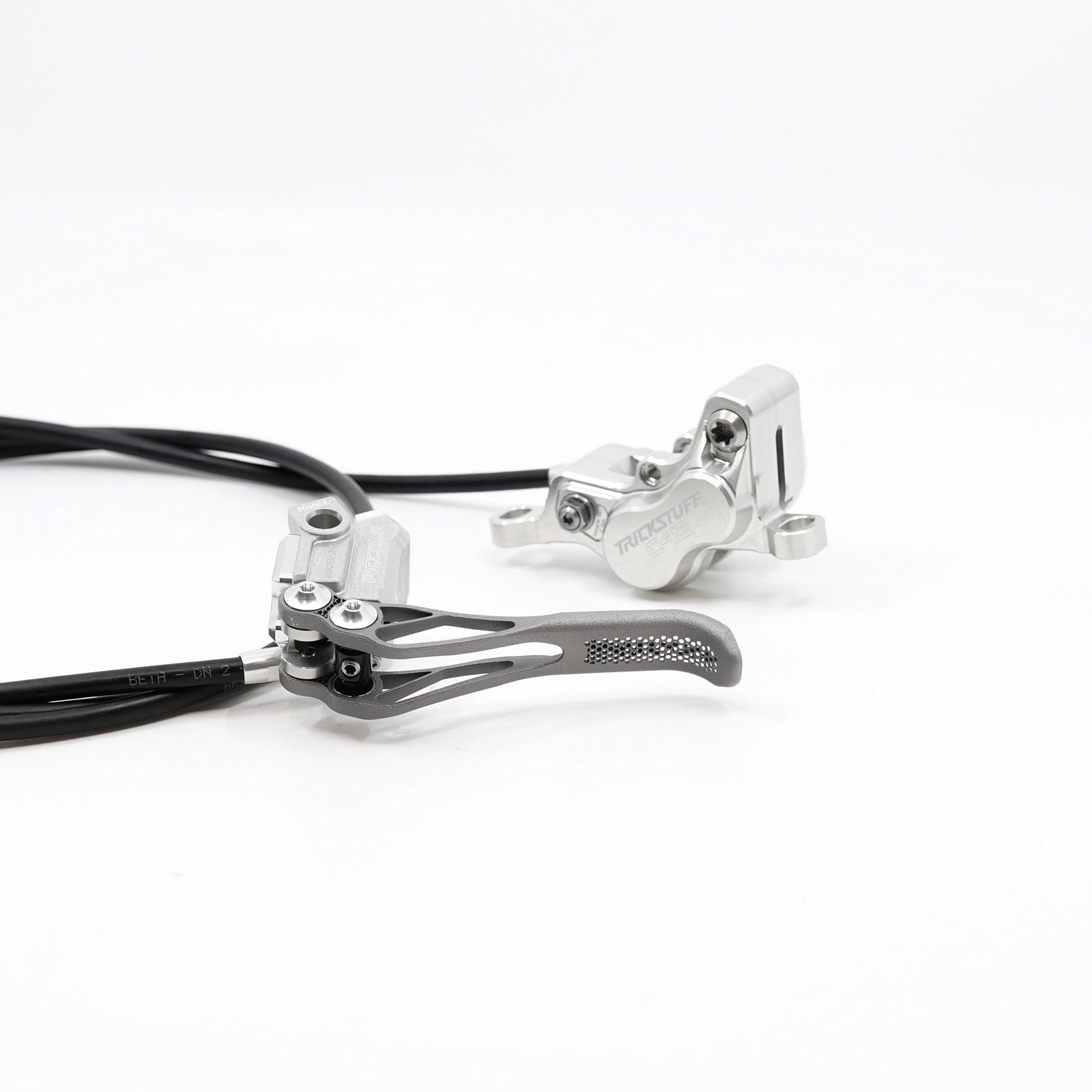 Trickstuff Piccola HD Titanium Disc Brake Set - Silver