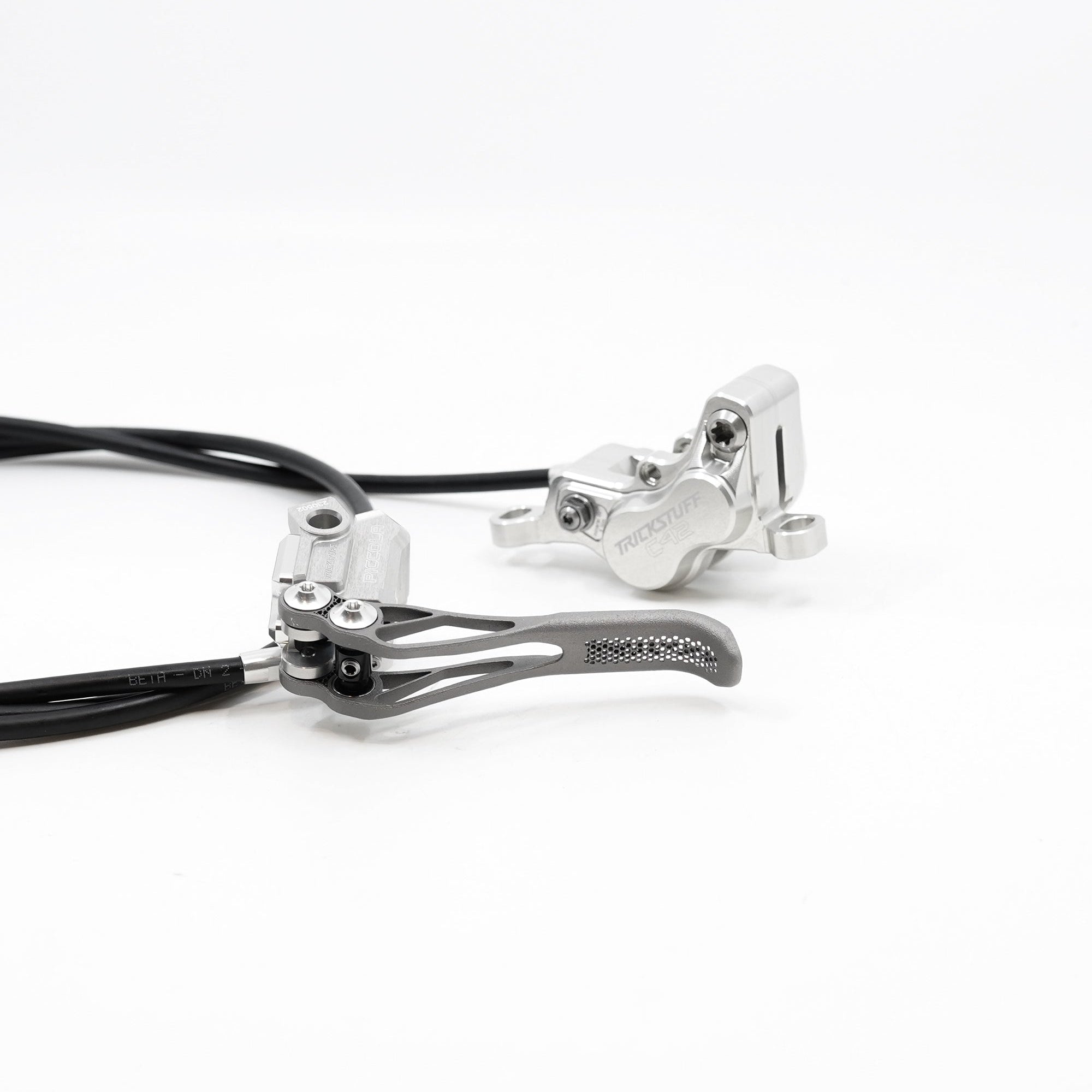 Trickstuff Piccola HD Titanium Disc Brake Set - Silver