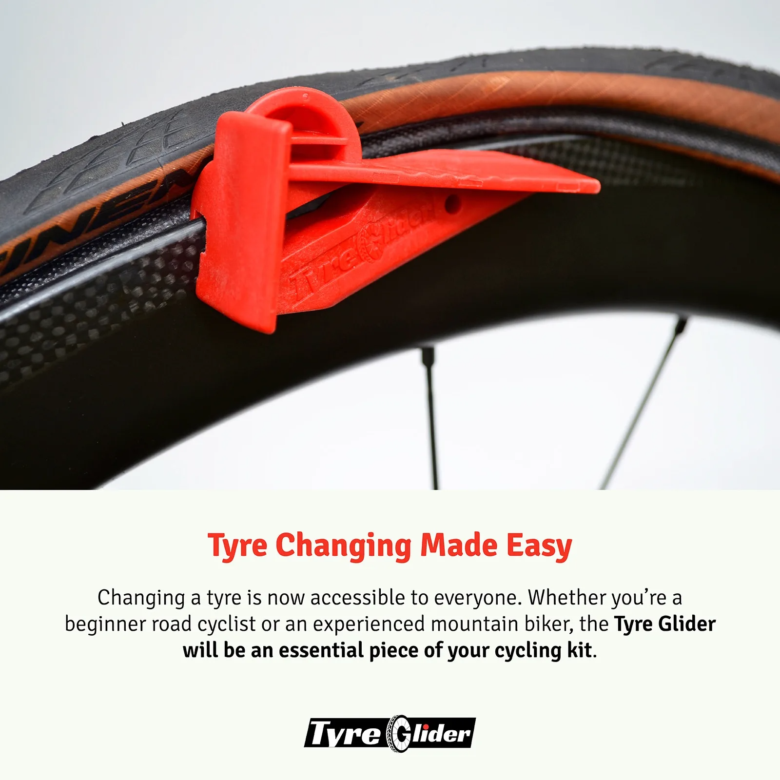 Tyre Glider Tyre Lever - Red