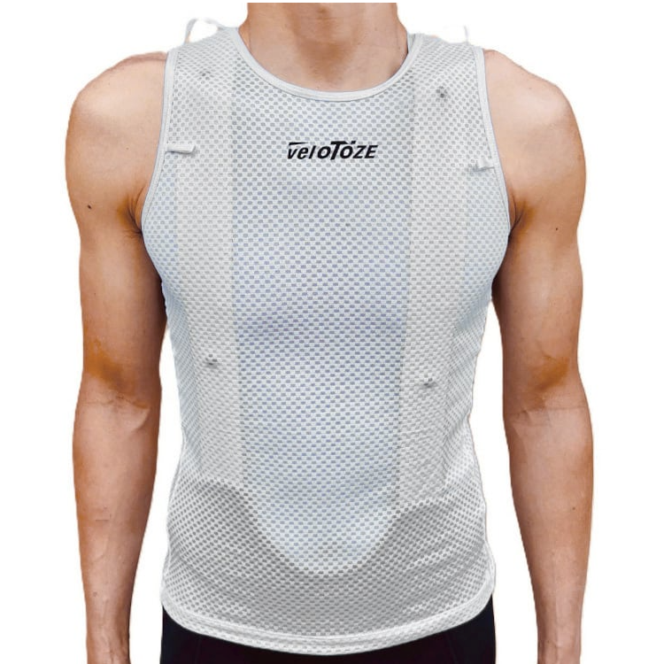 Velotoze HydroVest Base Layer - White