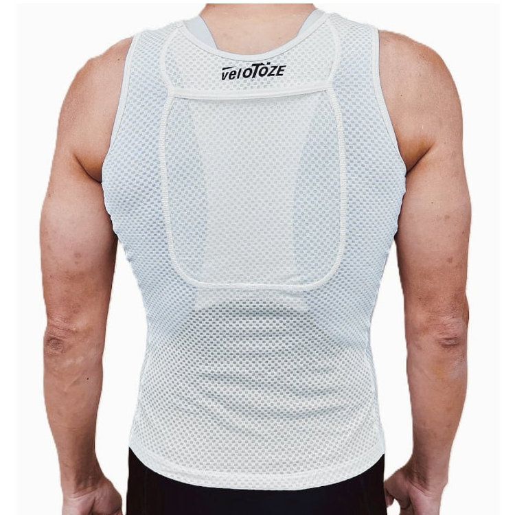 Velotoze HydroVest Base Layer - White
