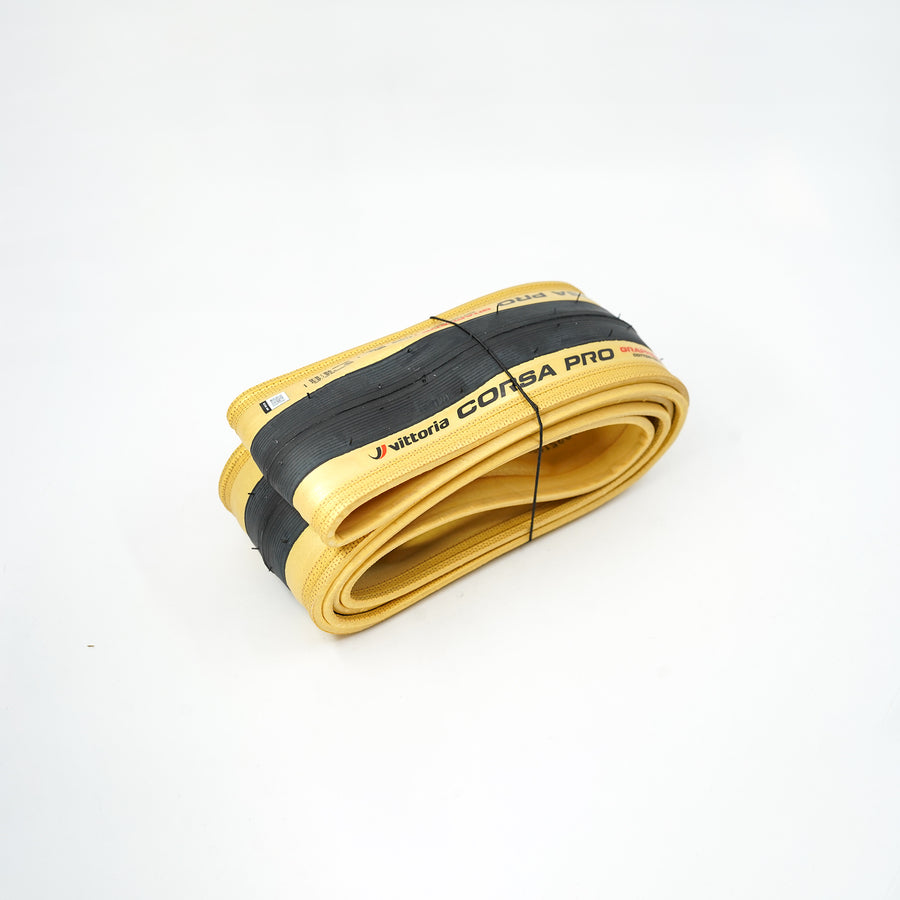 Vittoria Corsa Pro Tubeless Ready Tyre - Gold Limited Edition