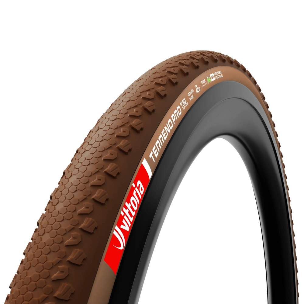 Vittoria Terreno Pro T30 Fine-Loose Gravel Race Tyre - Natural Brown